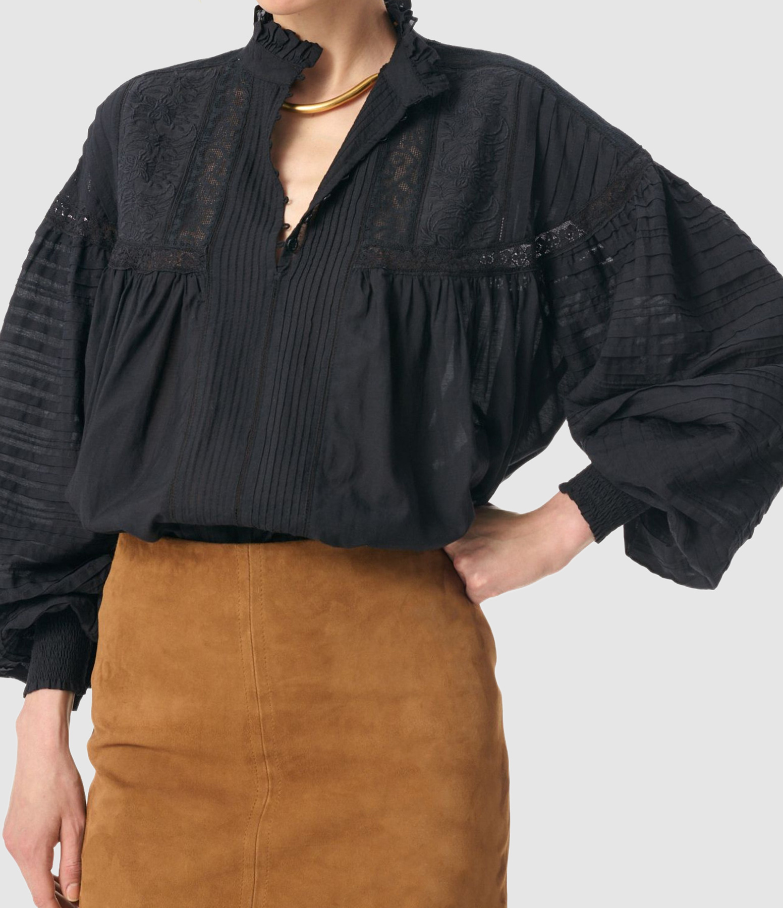 Black Dahlia Blouse