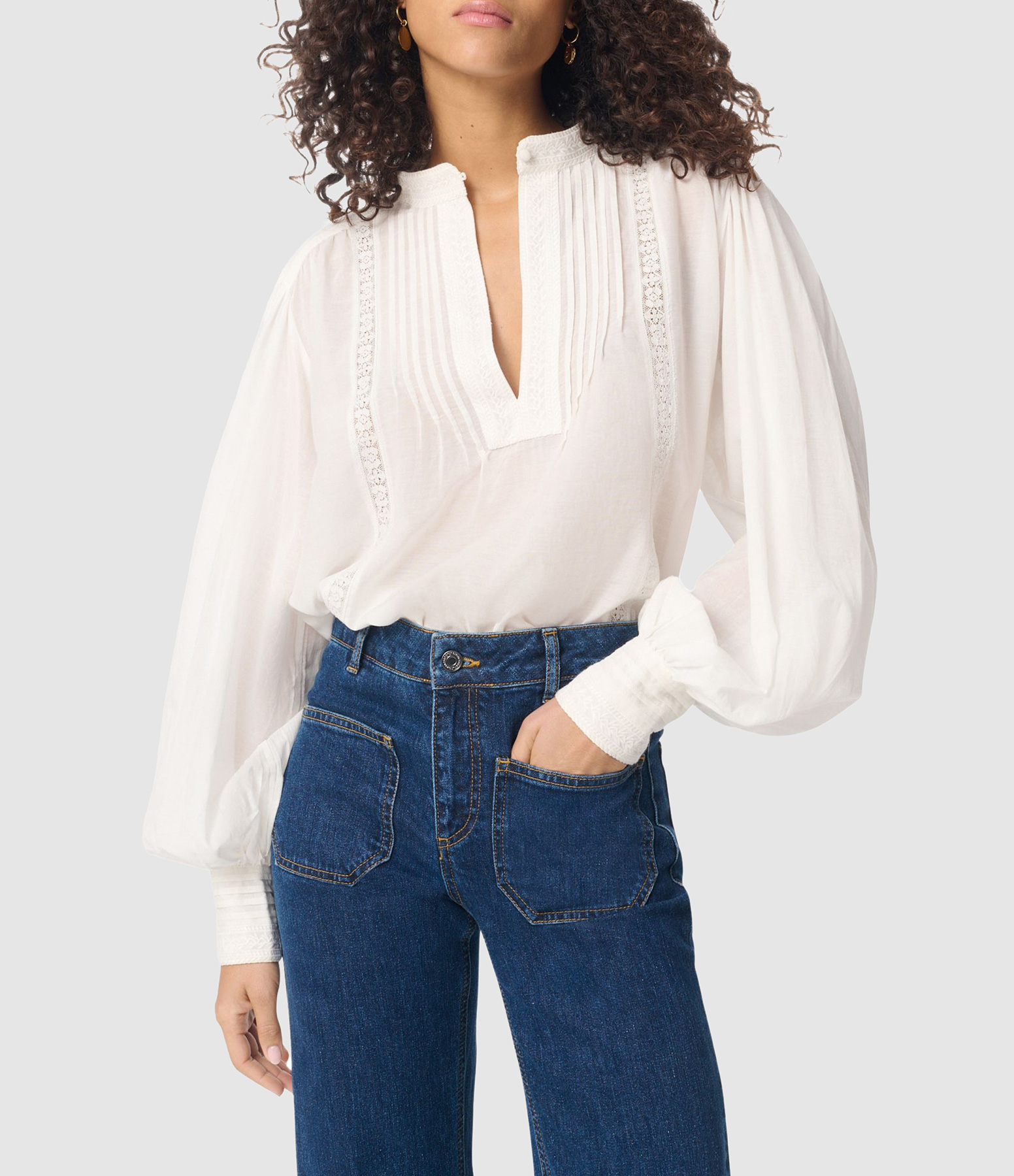 Gania White Blouse
