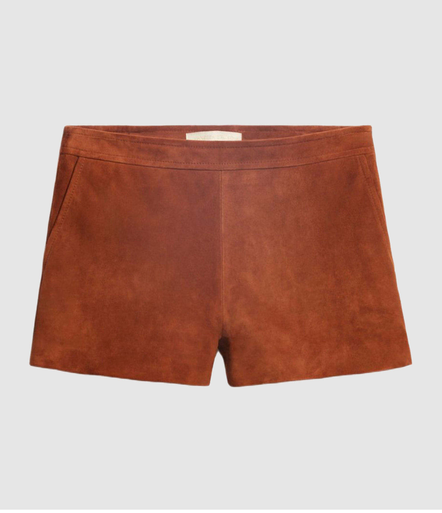 Eris Chocolate Suede Shorts, Deià Capsule Collection