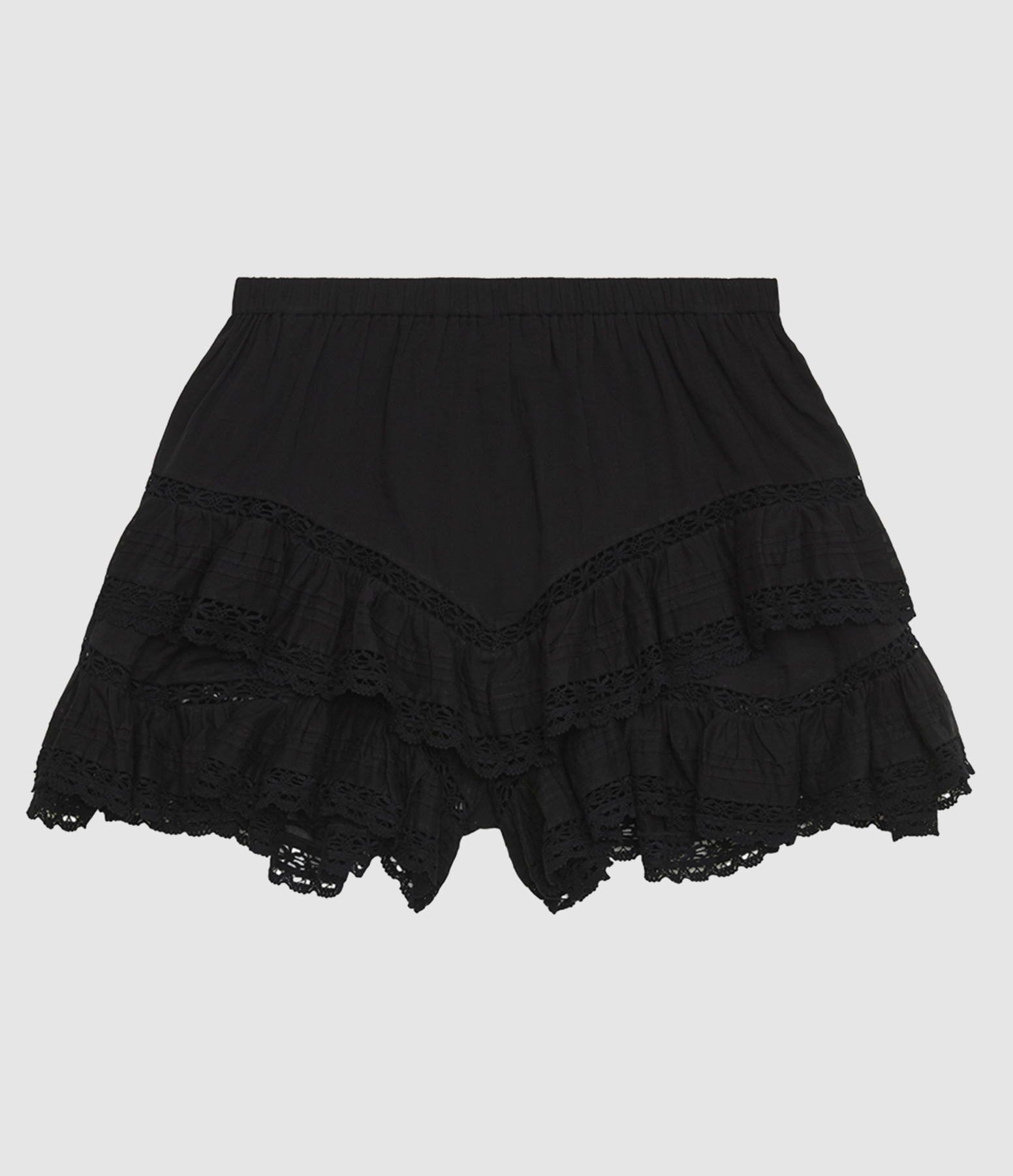 Geana Black Shorts