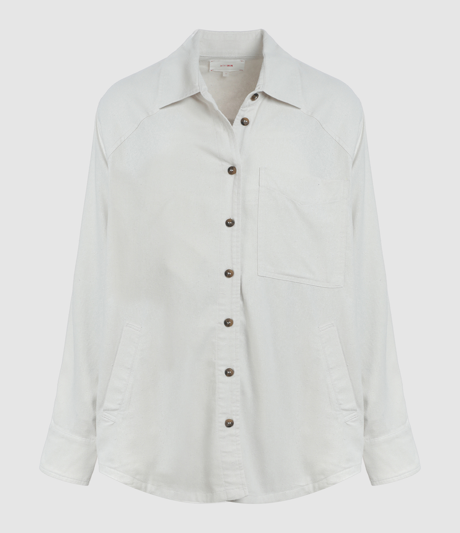 Travis Ivory Silk Shirt