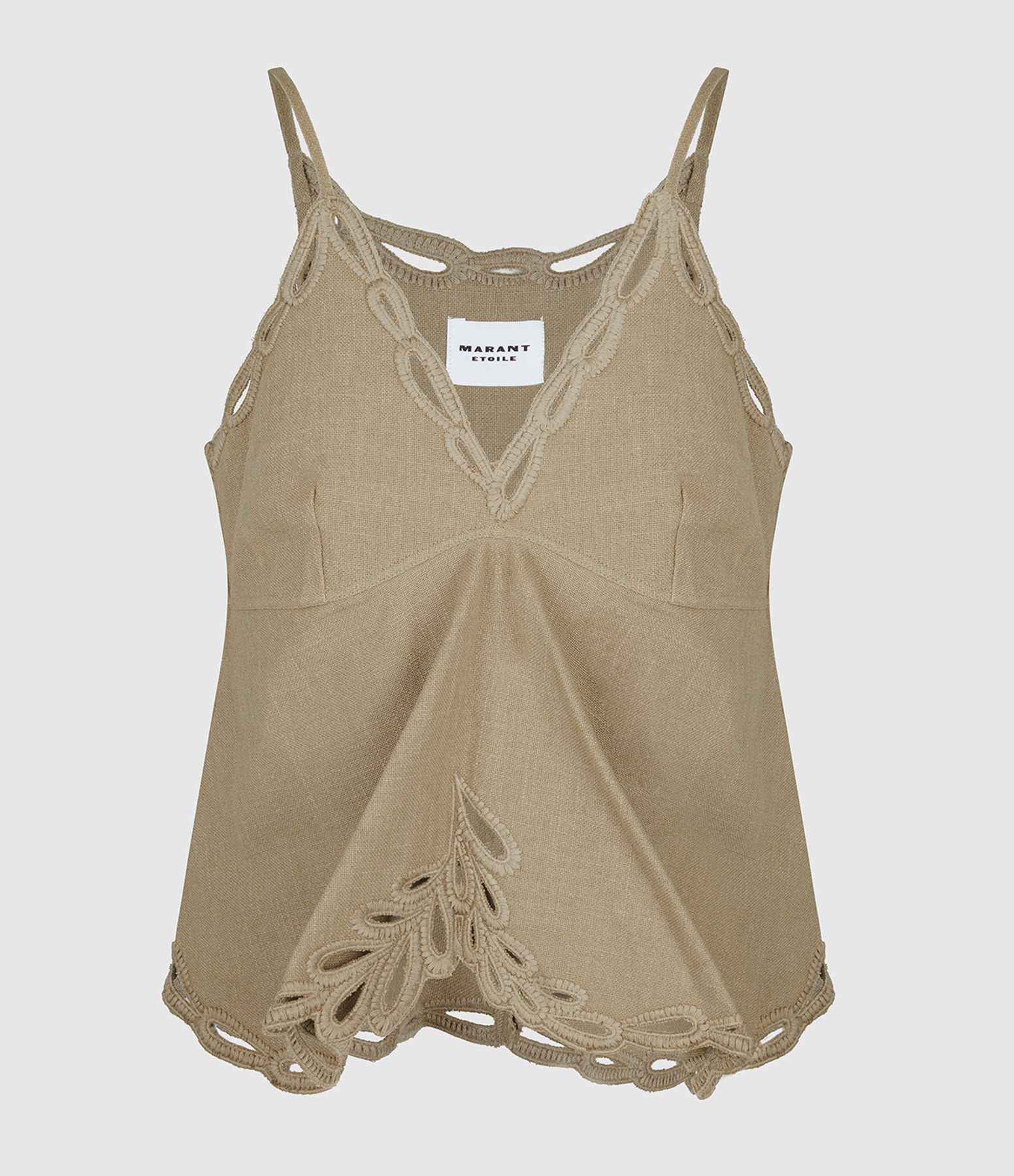 Tomeki Light Khaki Top