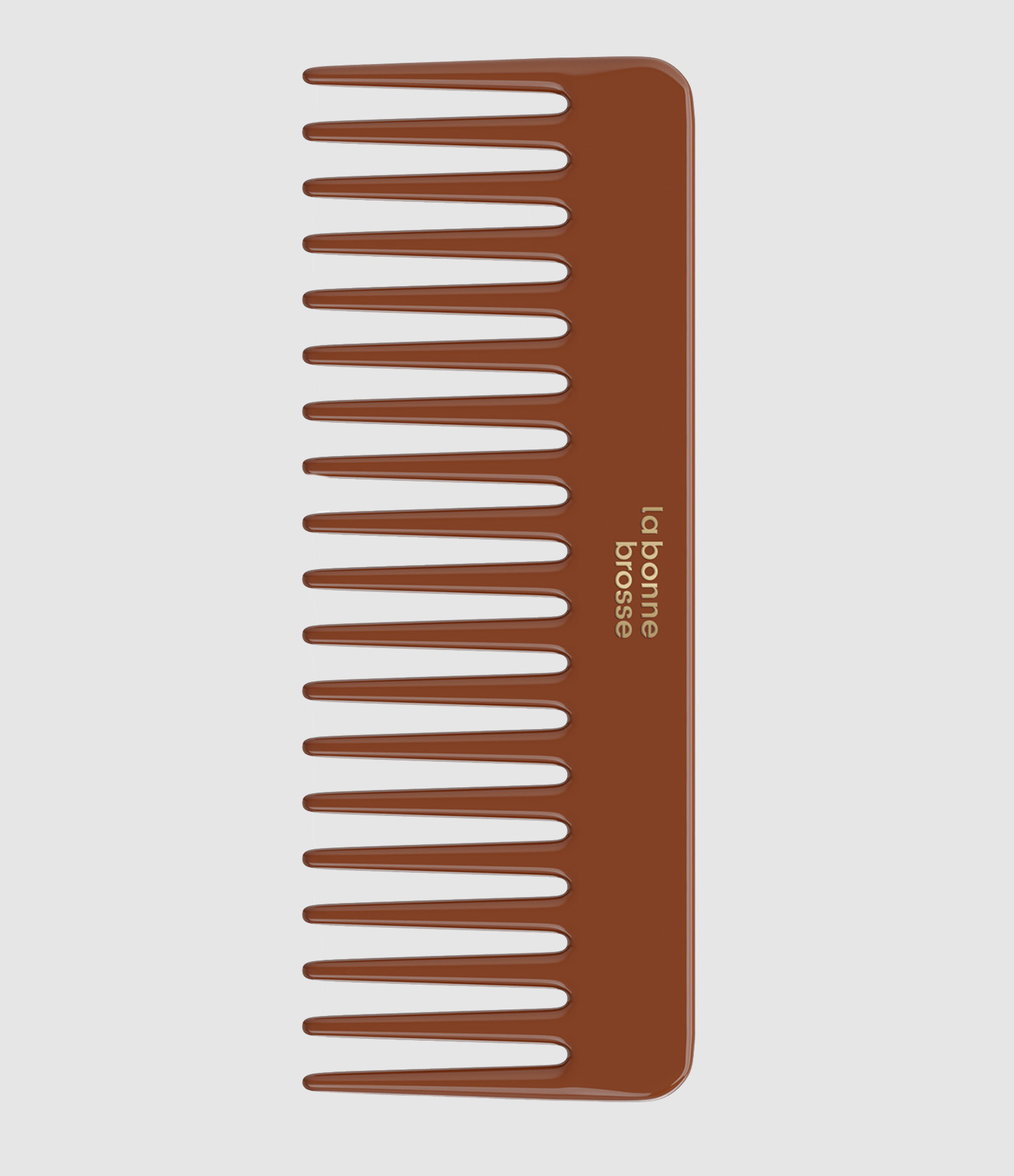 The Terracotta Acetate Wide-Tooth Detangling Comb