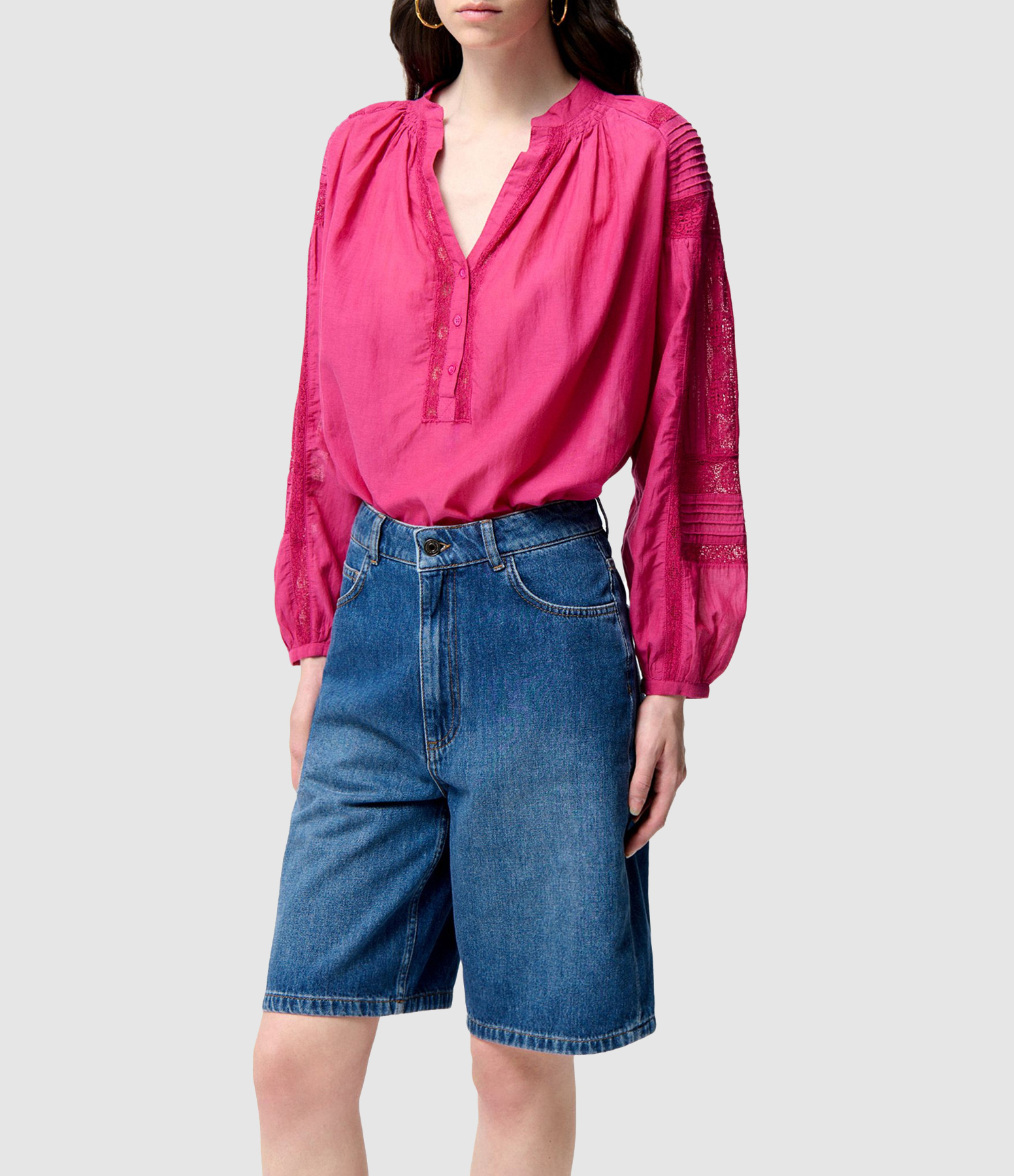 Elouan Royal Bermuda Shorts