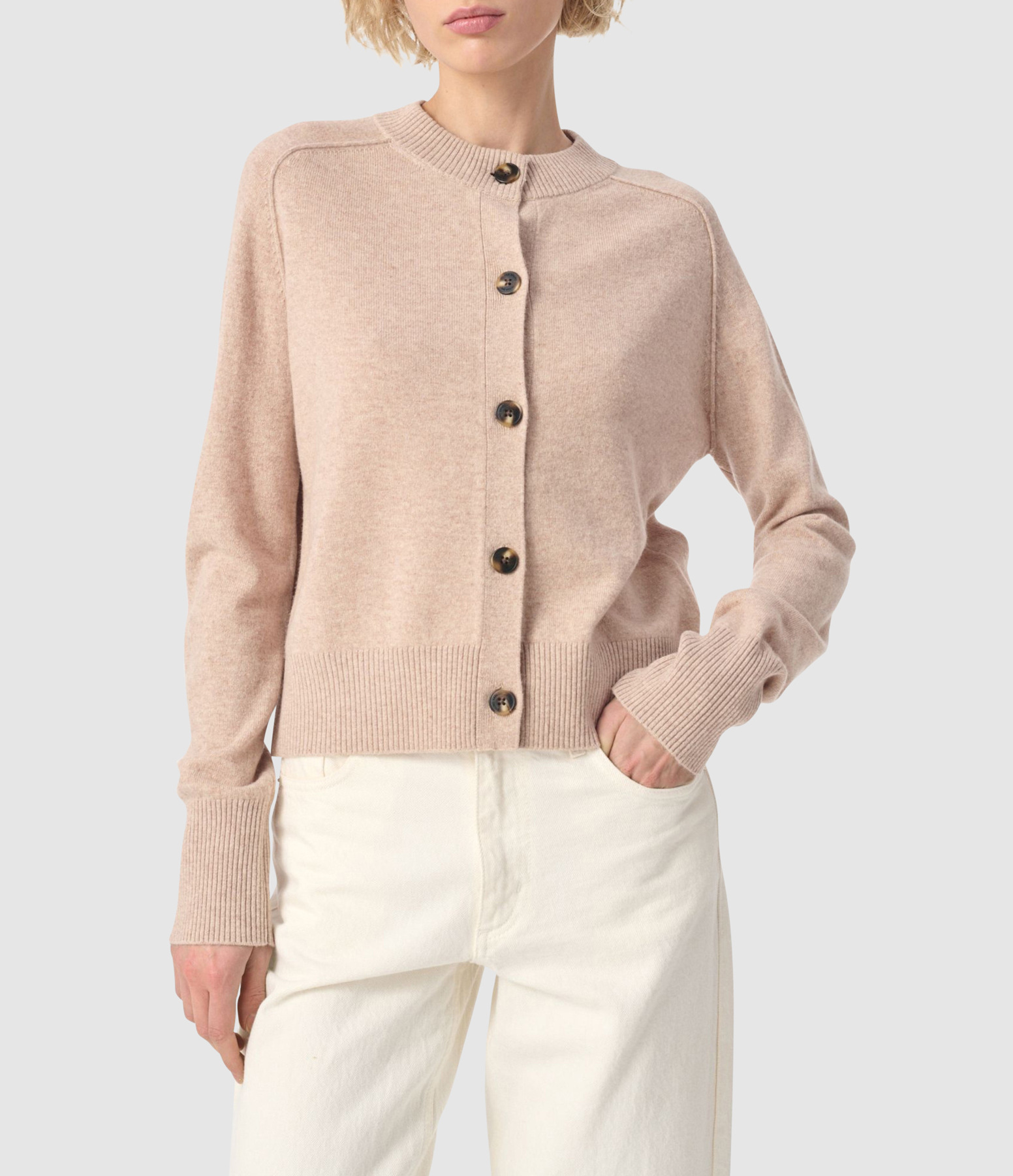 Gretel Oat Cardigan