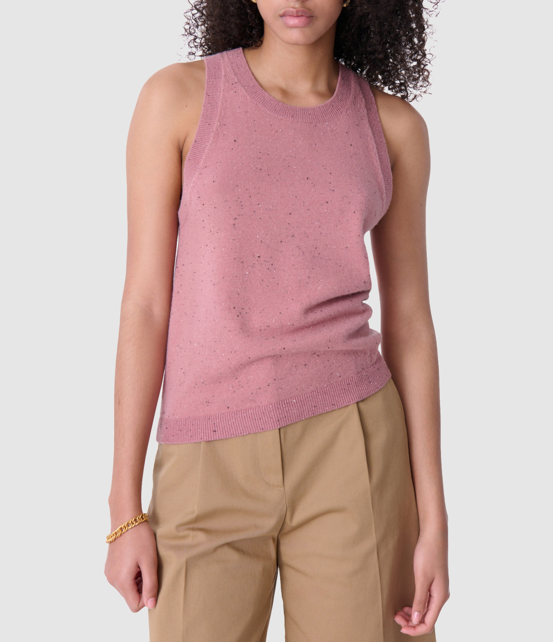 Désirée Tank Top in Old Rose