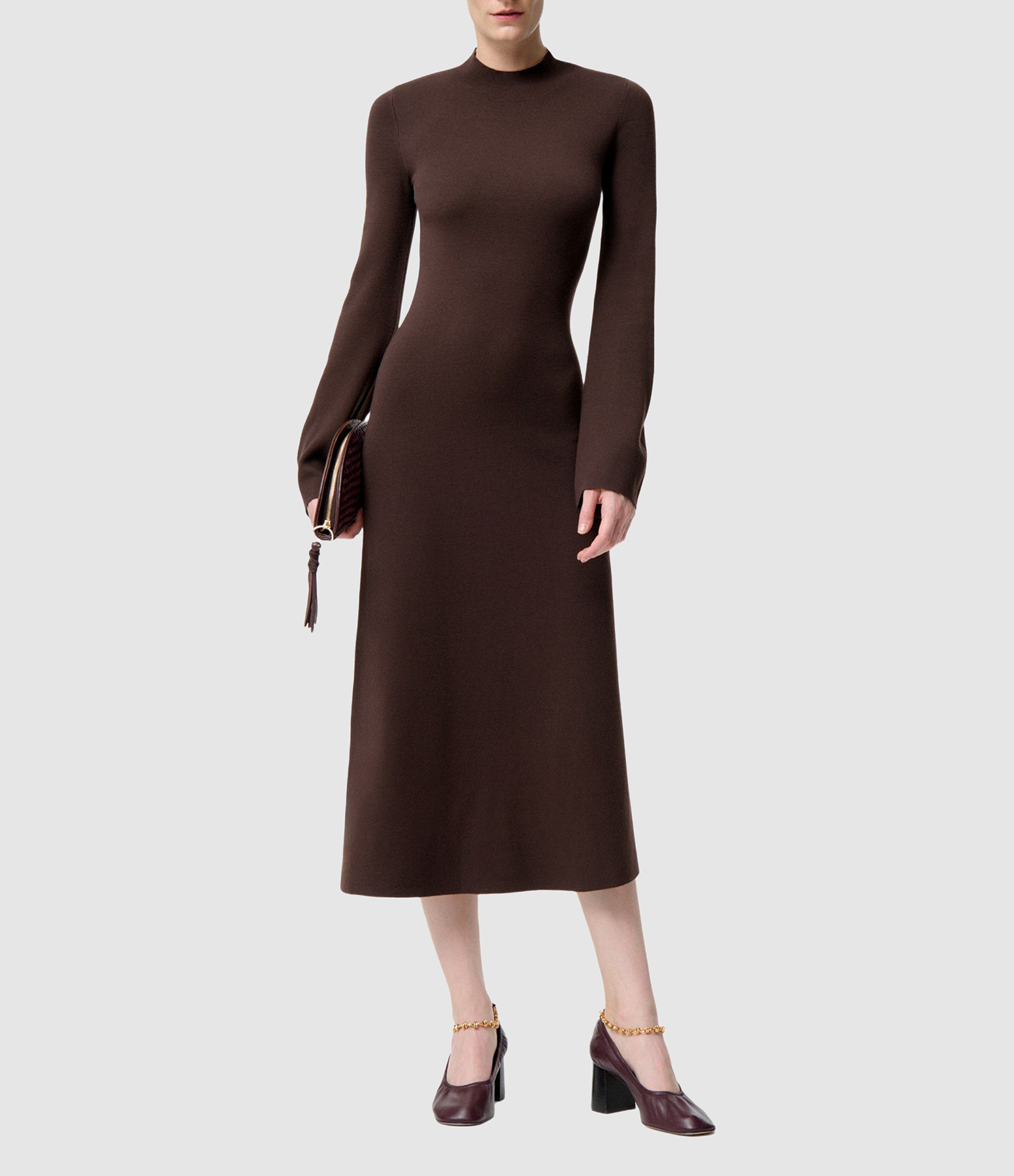 Fabianar Long Brown Dress