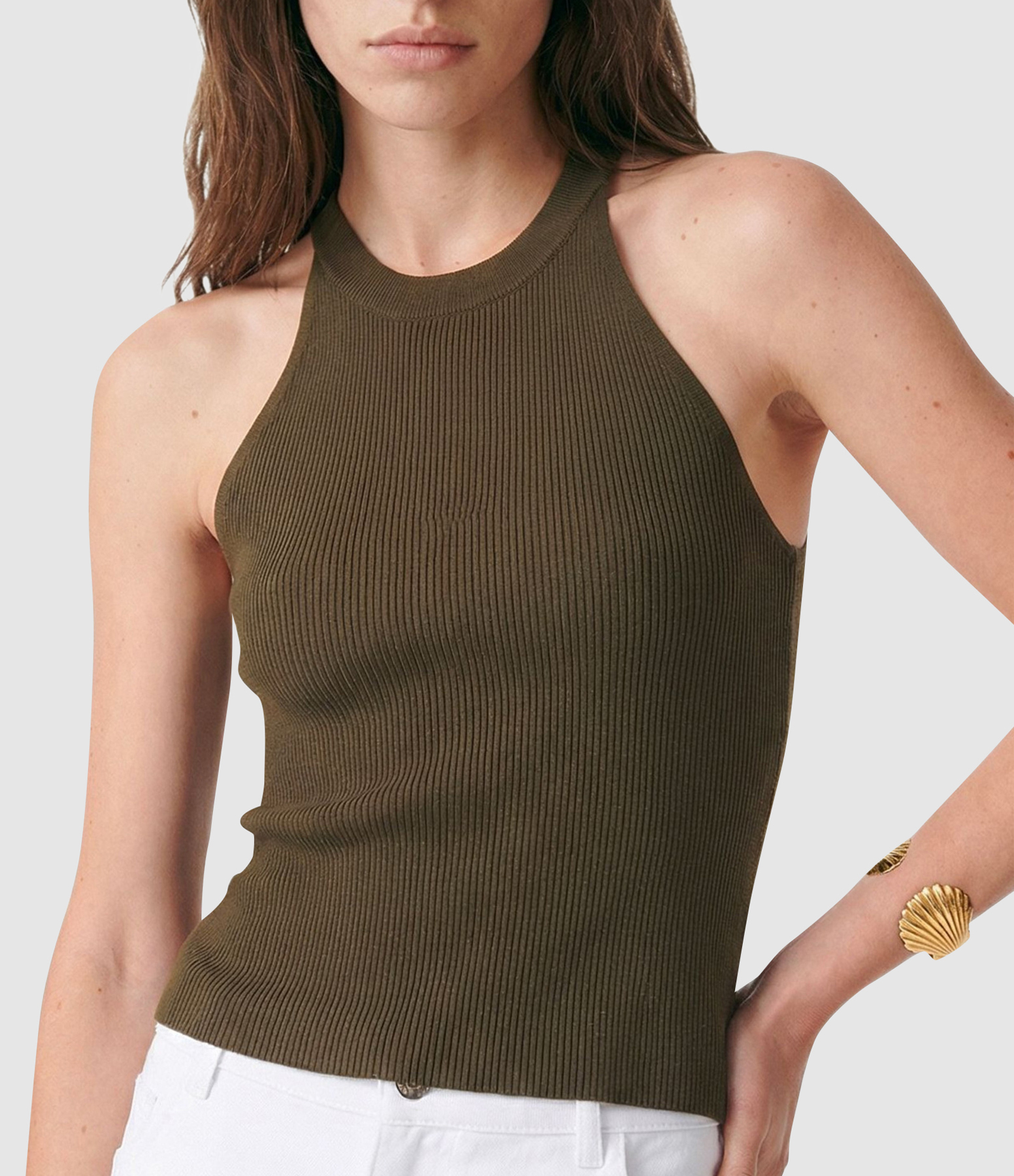 Guerline Khaki Top