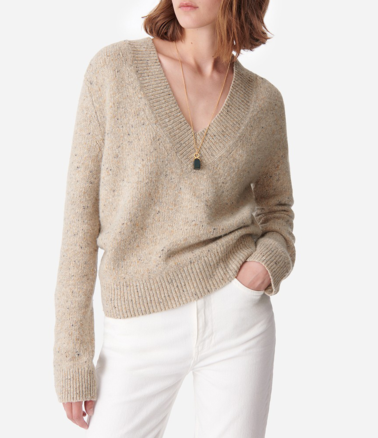 Damita Beige Jumper