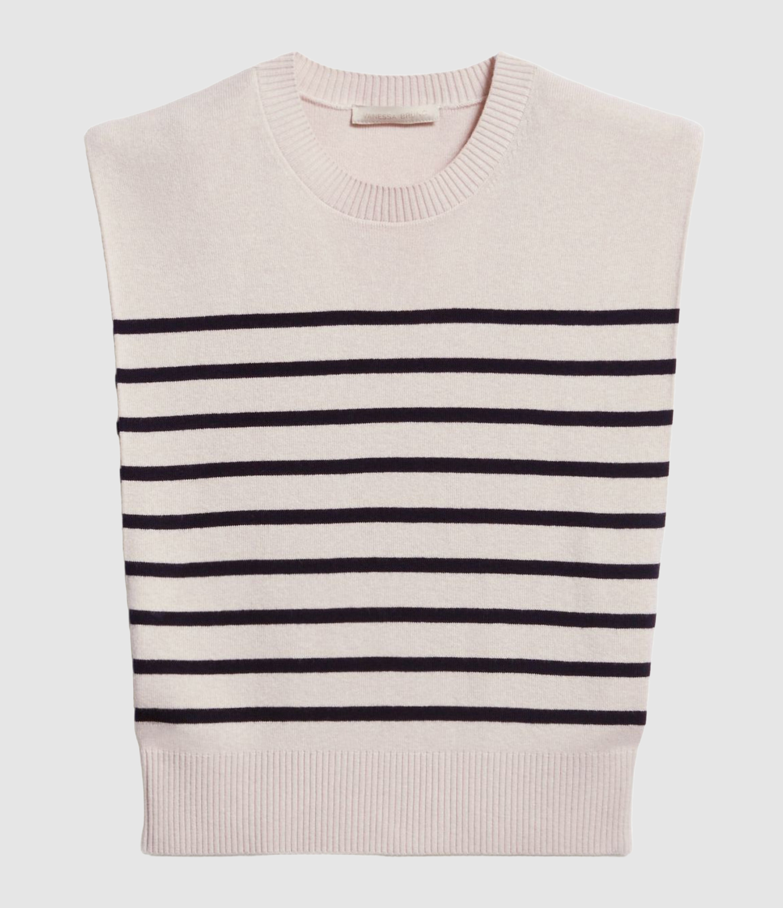 Cassandra Jumper – Ecru and Navy