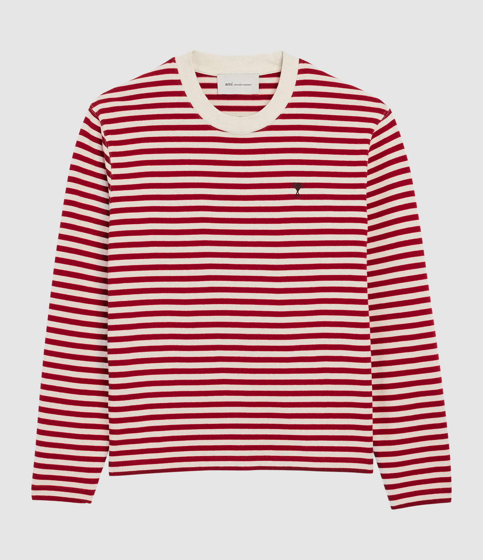 Black ‘Ami De Coeur’ T-shirt – Ruby Red, Ivory