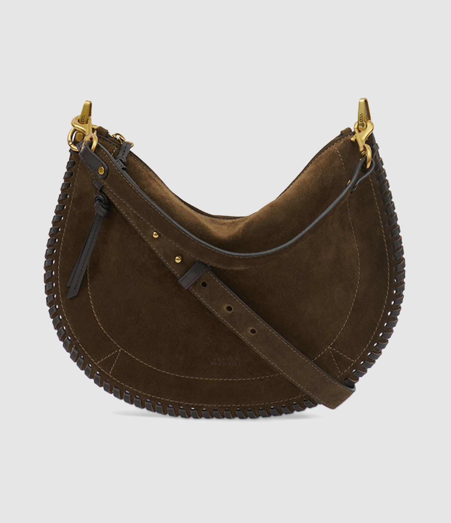 Oskan Soft Zip Bronze Shoulder Bag