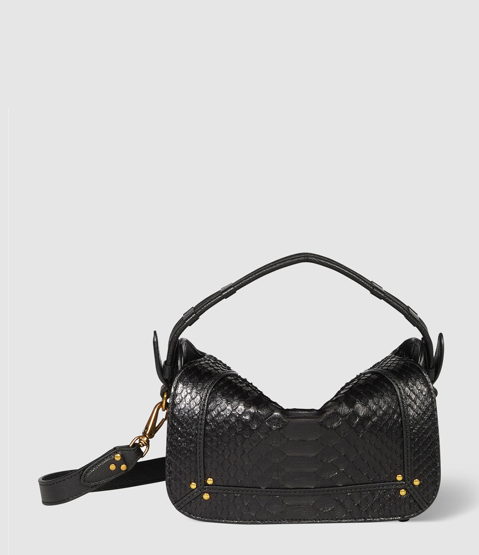 Pepito S Bag in Black Python