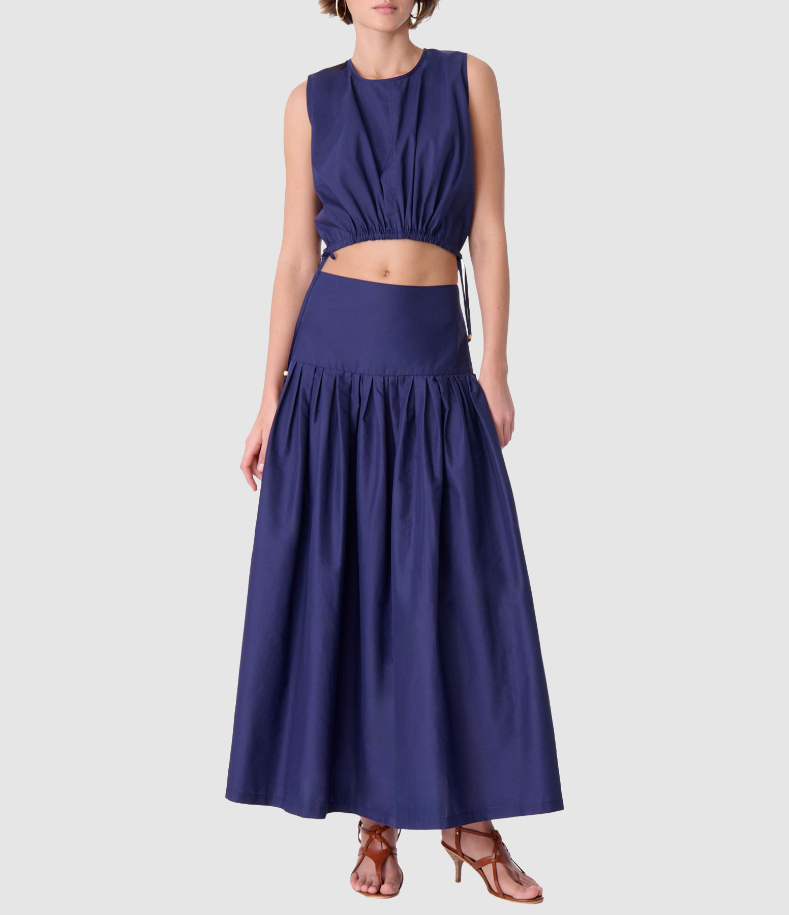Elysee Long Skirt in Ink