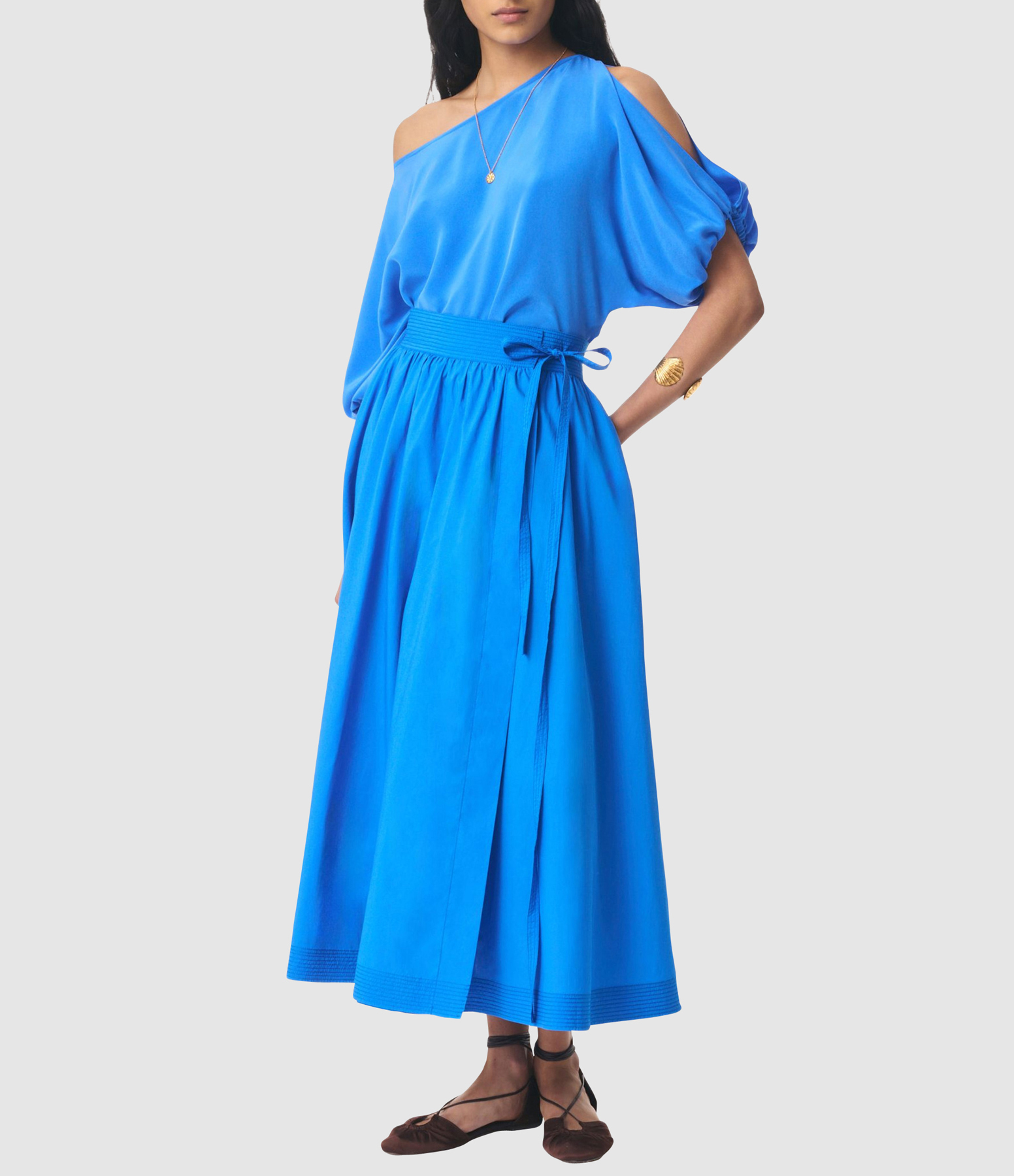 Guillaume Skirt in Bright Blue