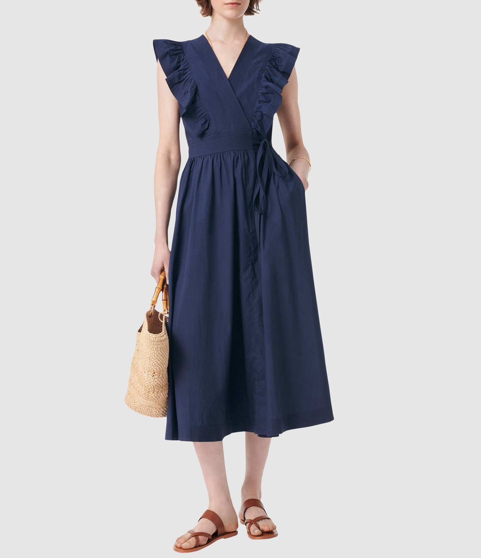 Ermione Navy Blue Dress