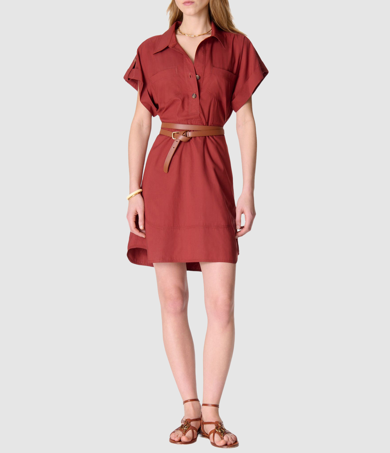 Elmina Roux Short Dress