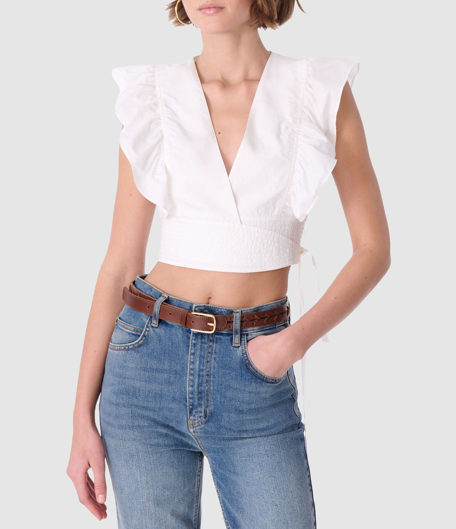 Aya Top in Ecru