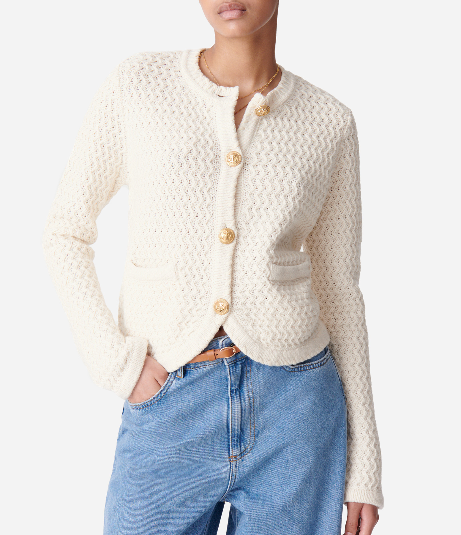Dorina Ecru Cardigan