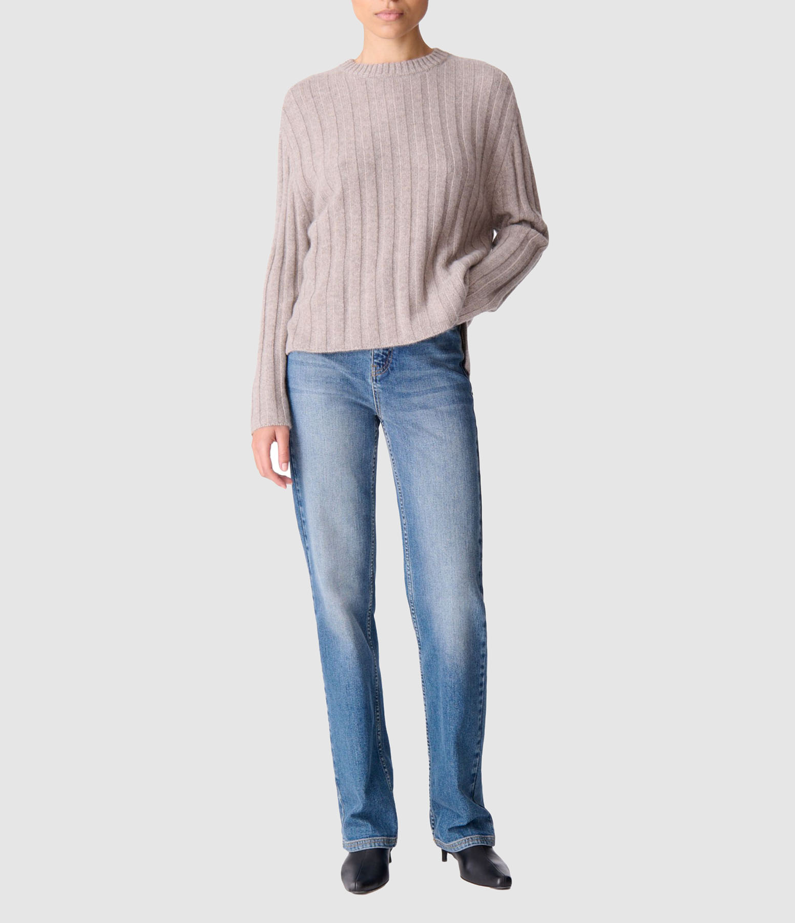 Dulcina Taupe Jumper