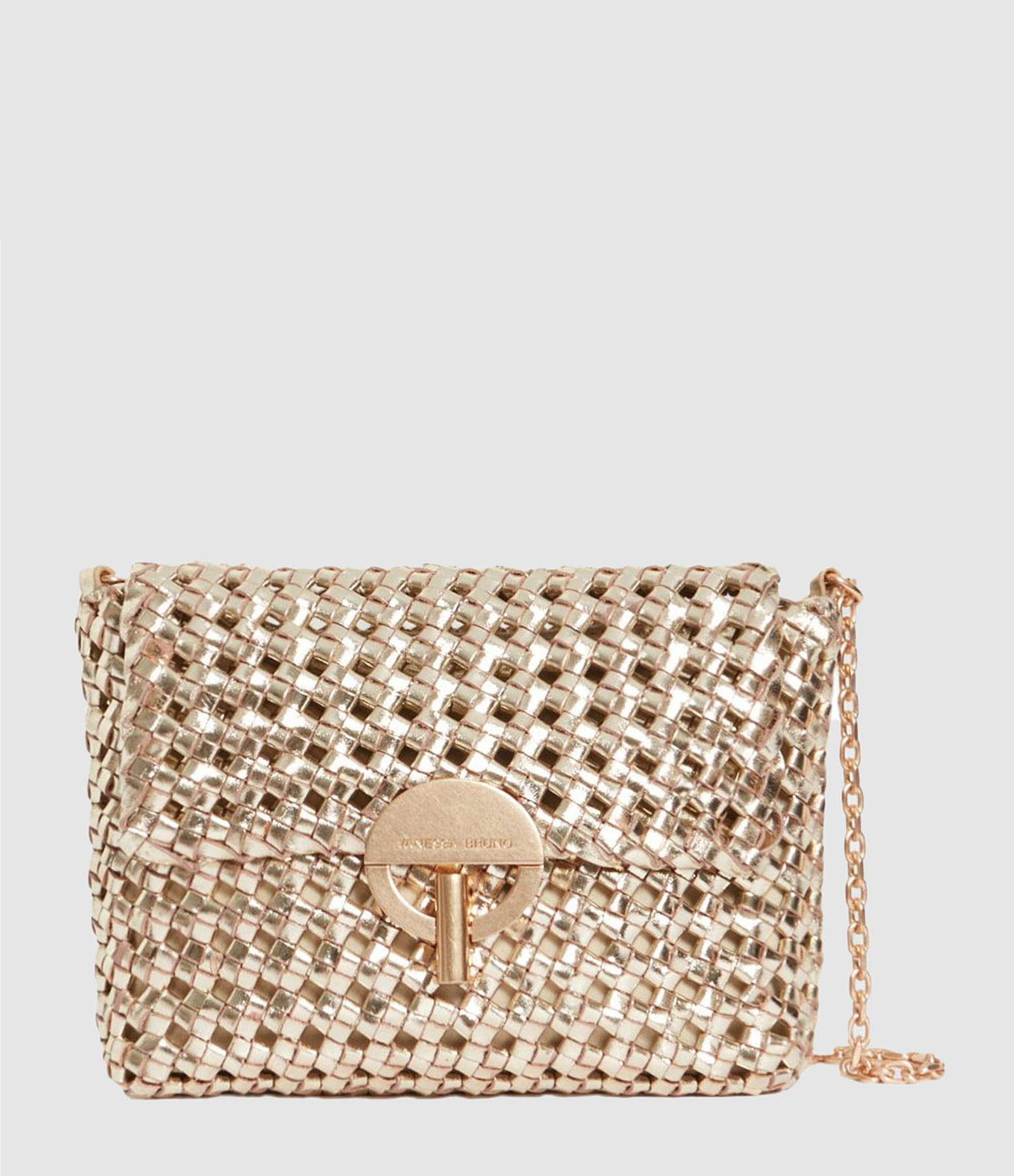 Medium Gold Moon Bag
