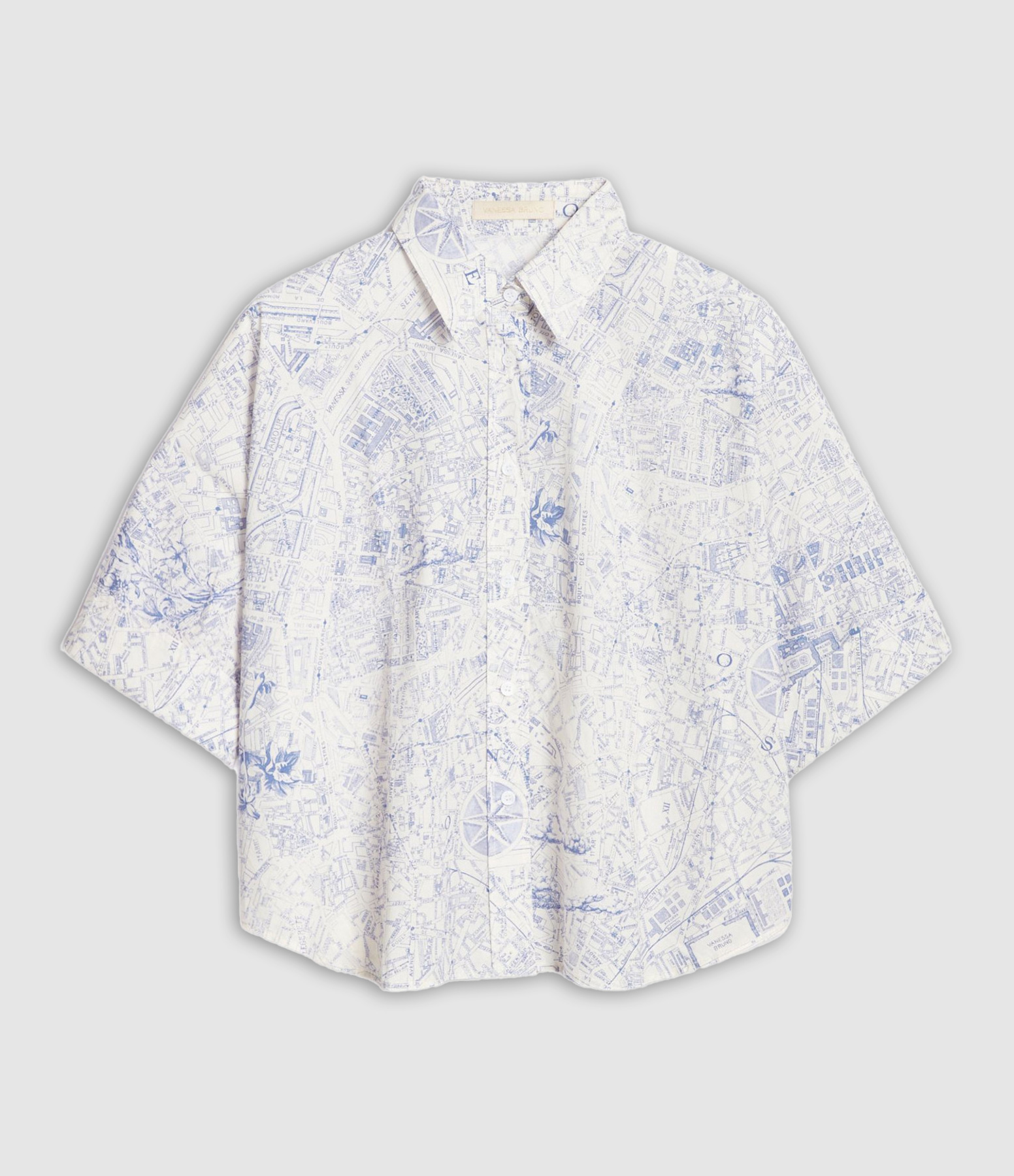 Bobby White and Blue Shirt