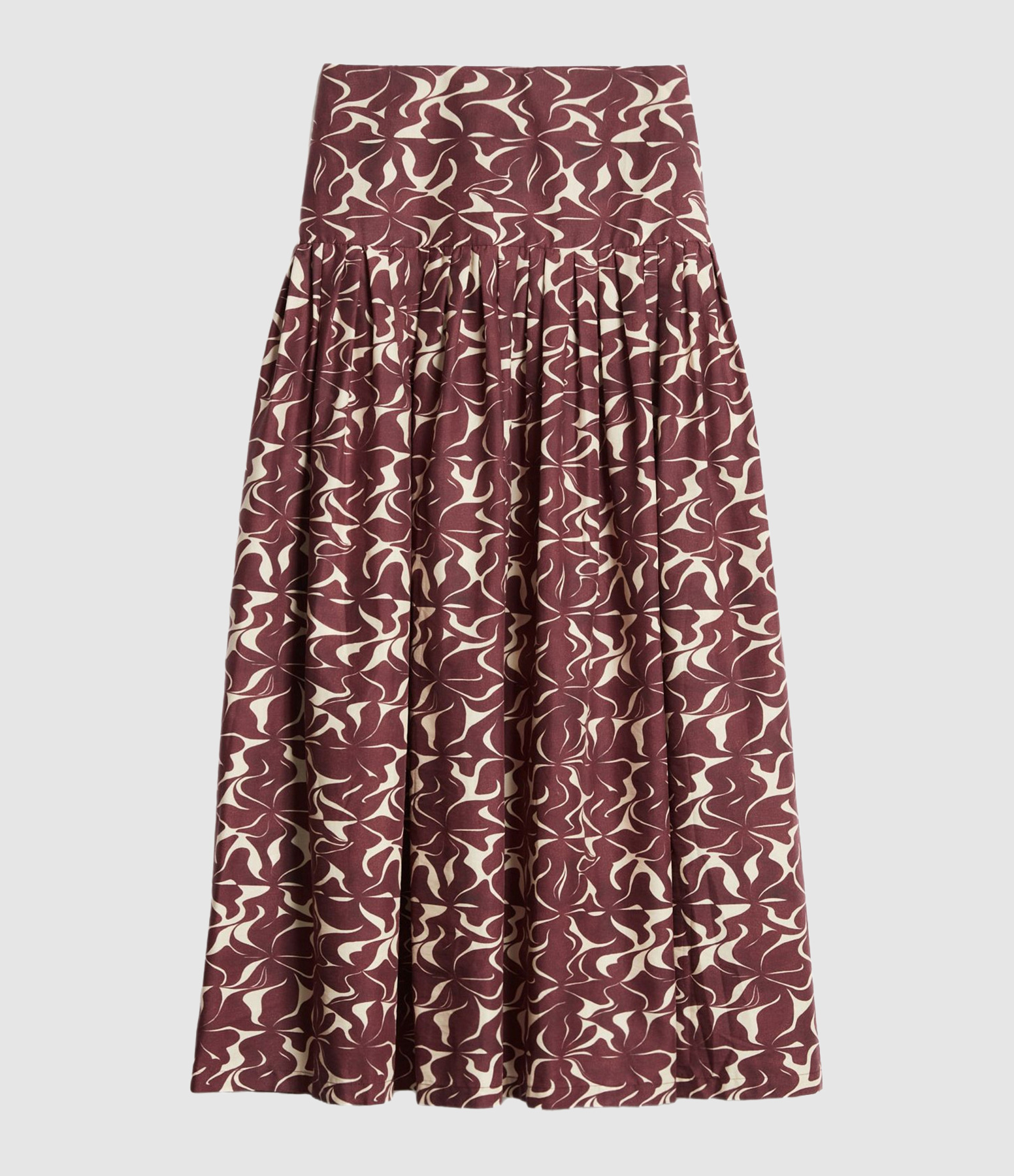 Elysee Long Skirt – Brown