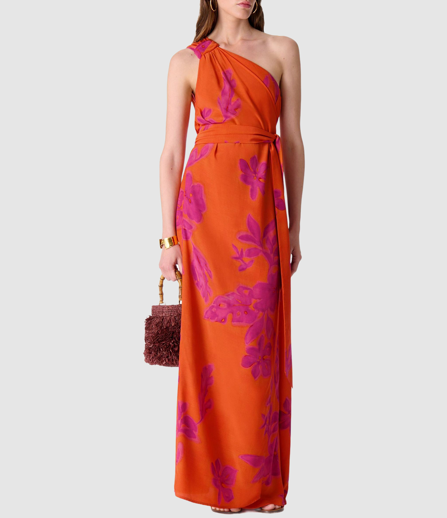 Euria Orange Maxi Dress, Capsule Deià