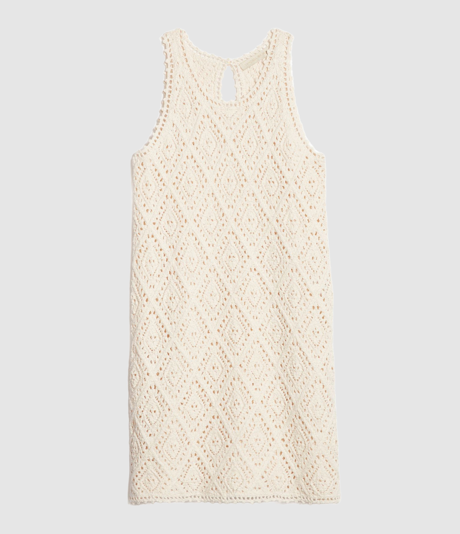 Escarlett Short Dress in Ecru
