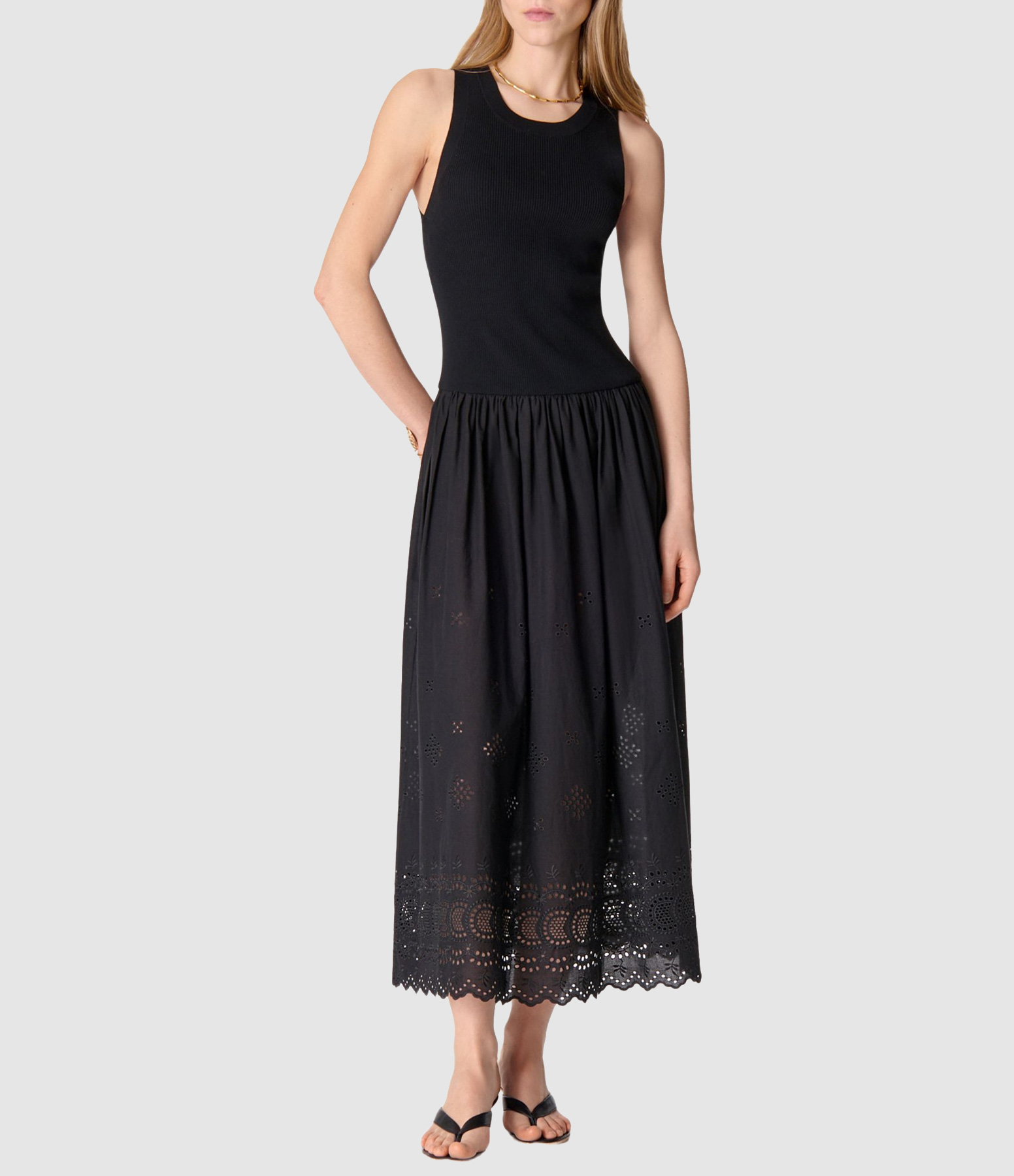 Ennaya Black Maxi Dress