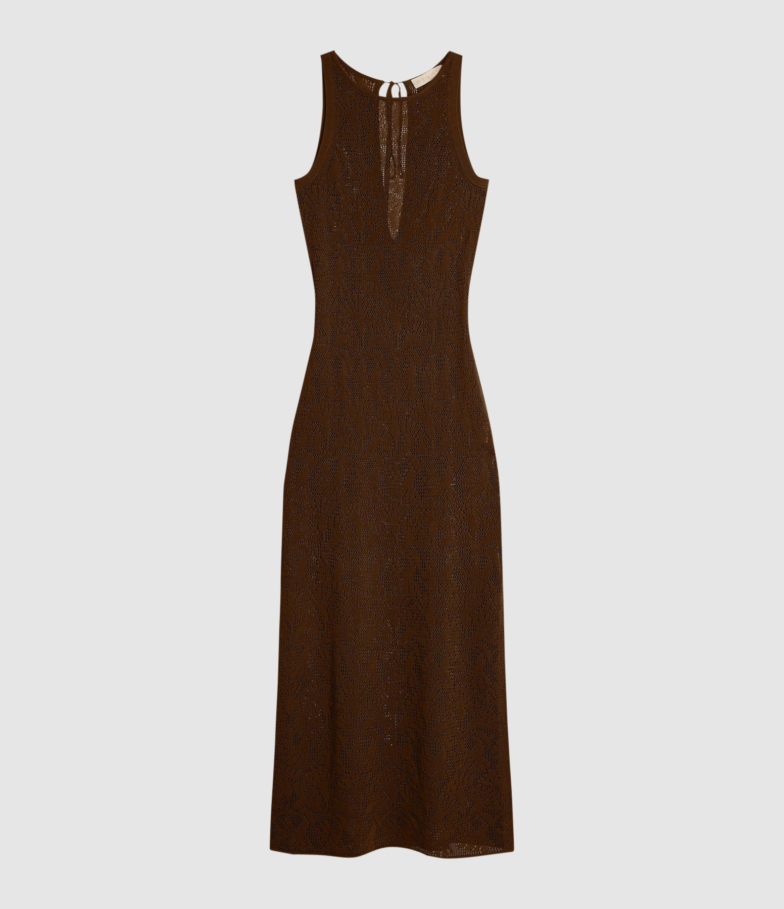 Etta Long Dress in Chocolate