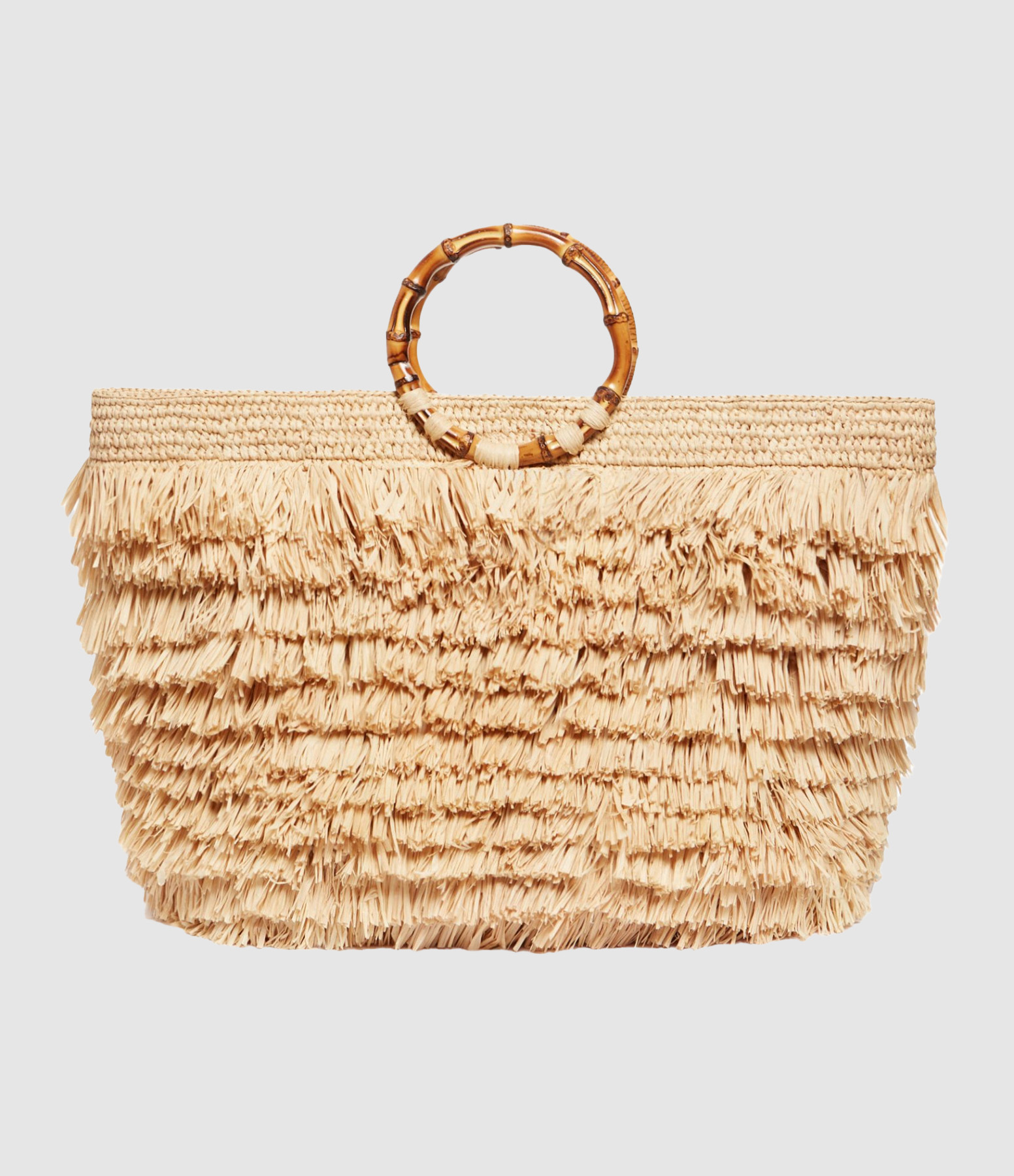 Natural Raffia Basket, Deià Capsule