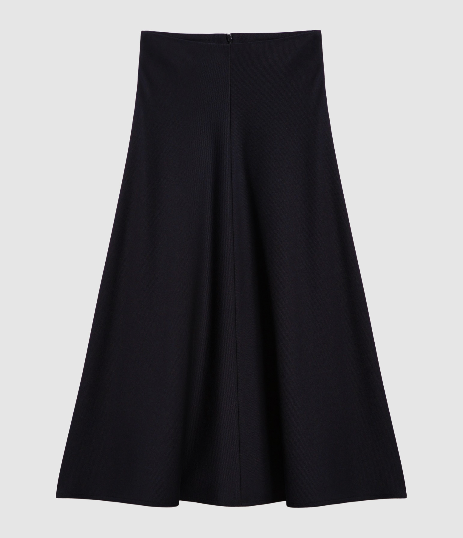 Boushra Navy Mid-Length Skirt