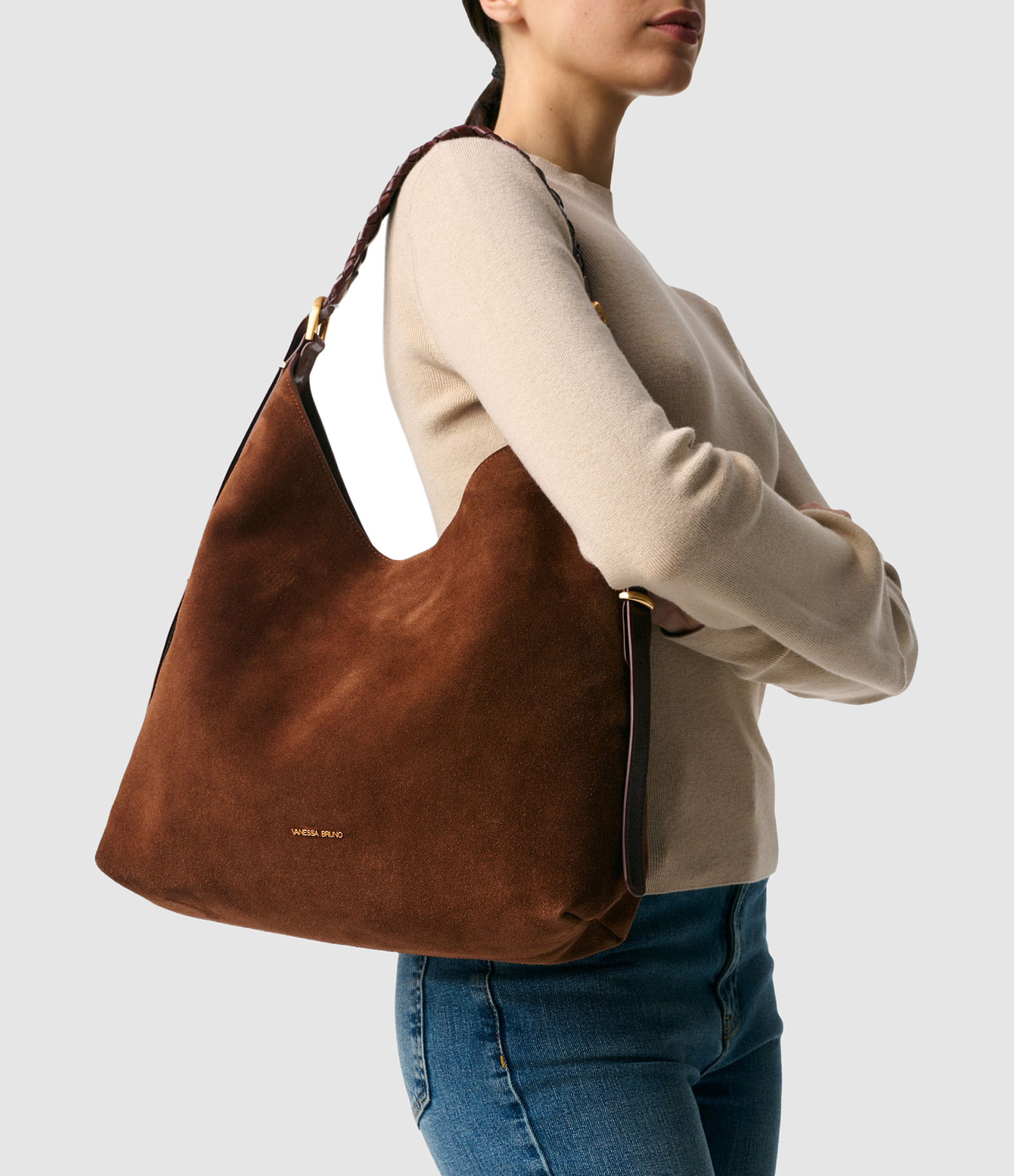 Jess Hobo Bag in Cognac