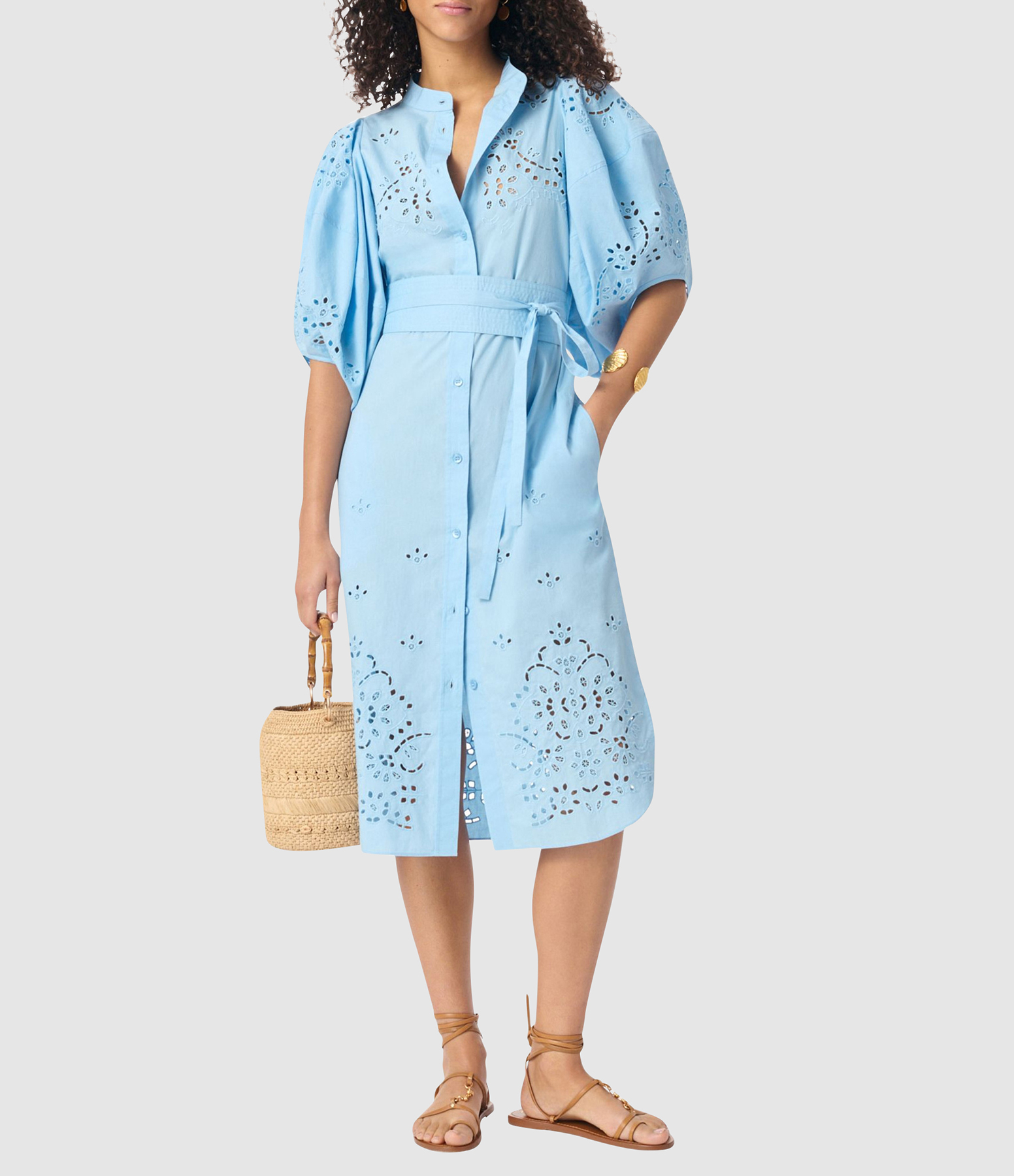 Flora Azur Dress