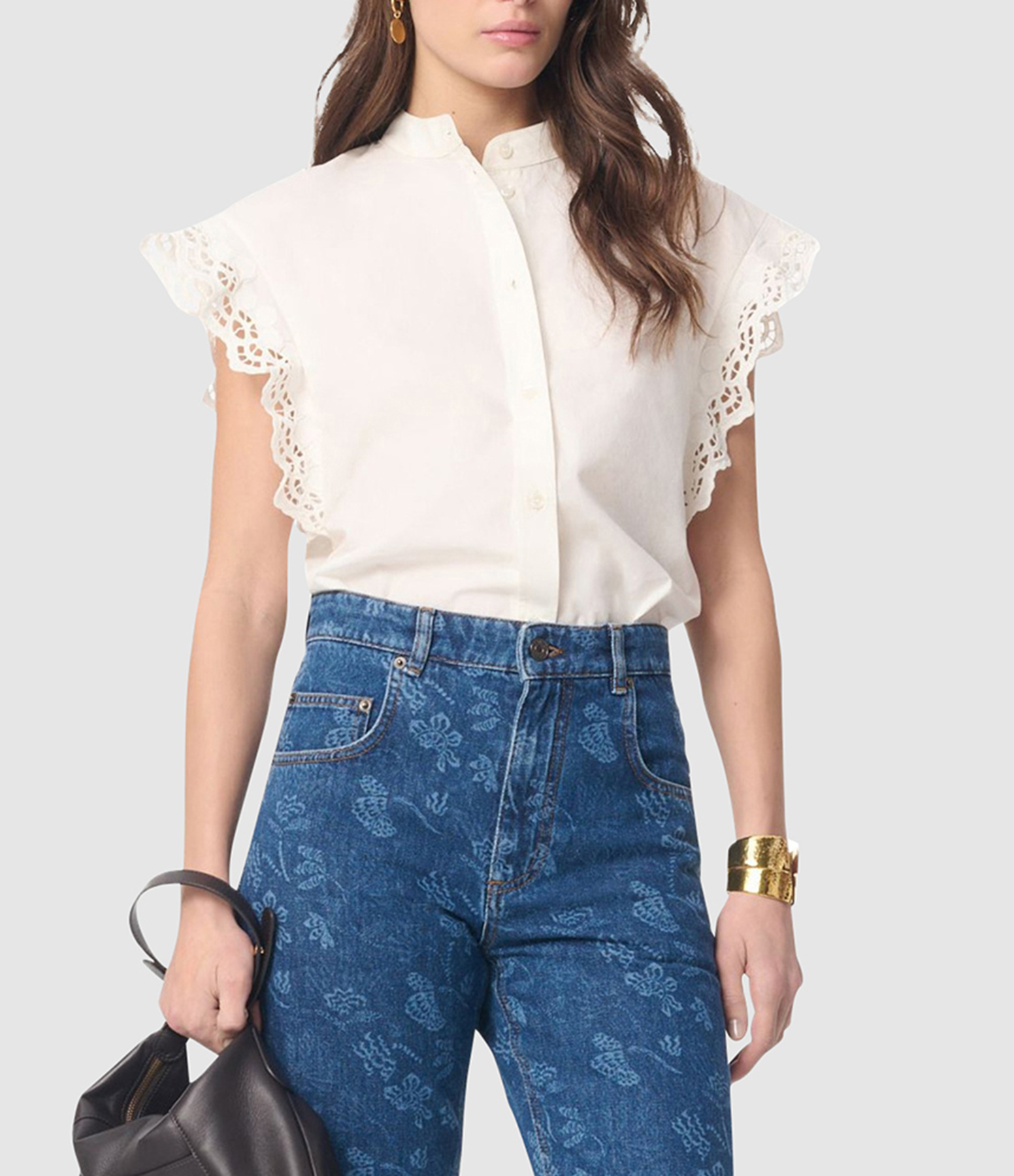Gifty Blouse in Ecru