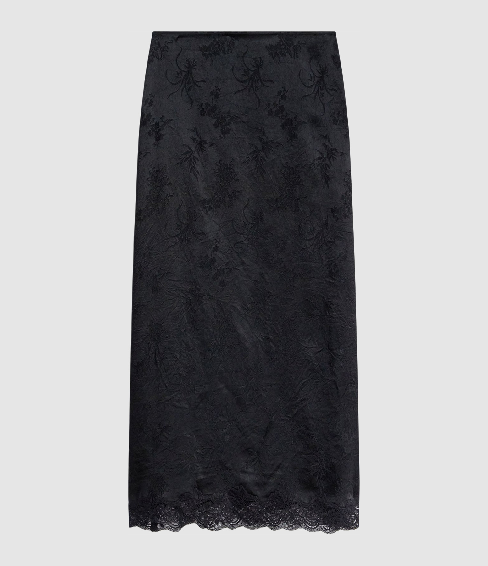 Geraldina Long Skirt in Black