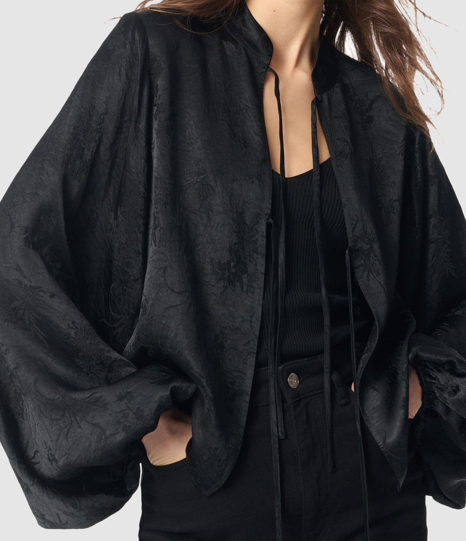 Glenys Black Blouse