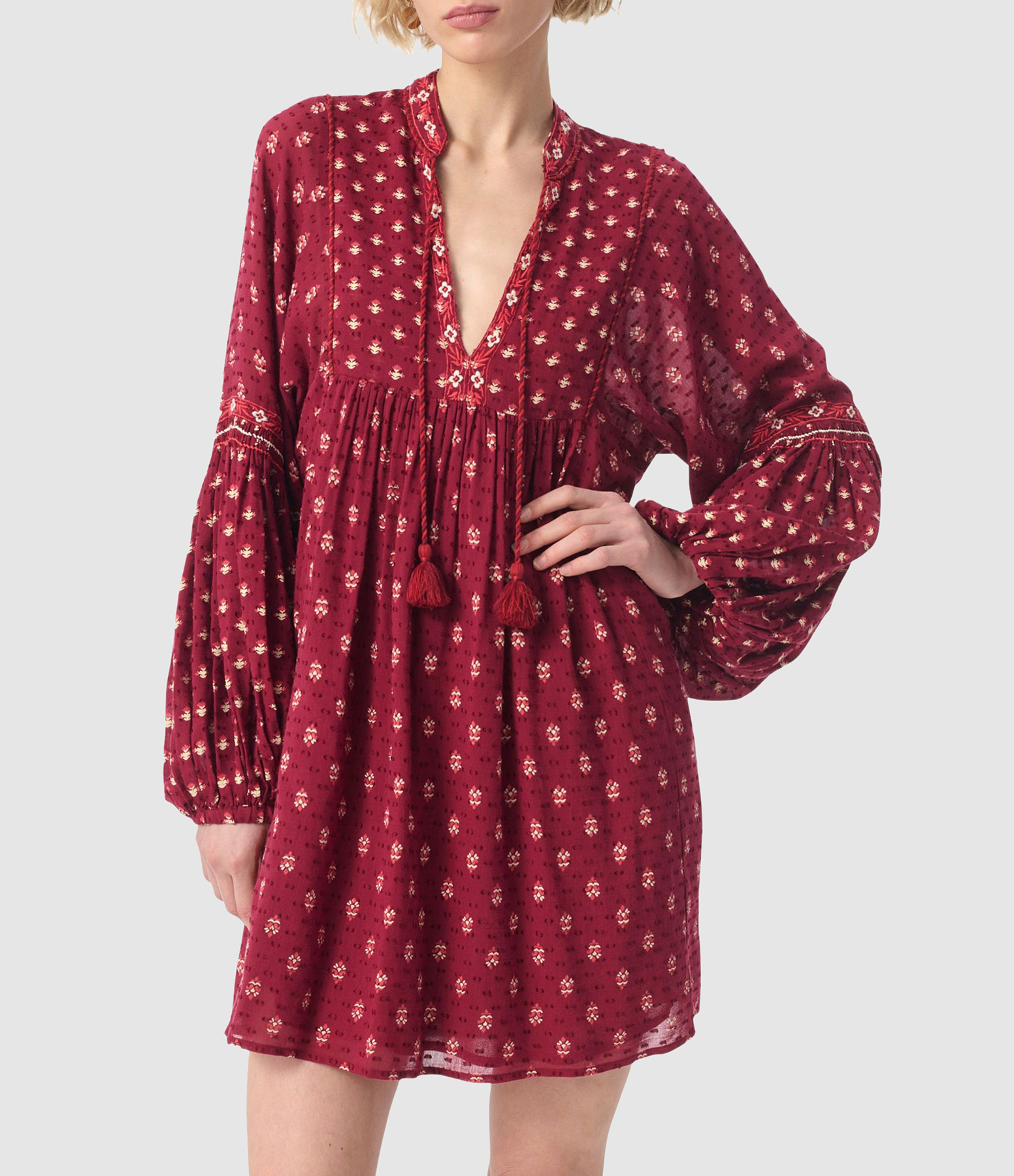 Gemma Dress in Plum