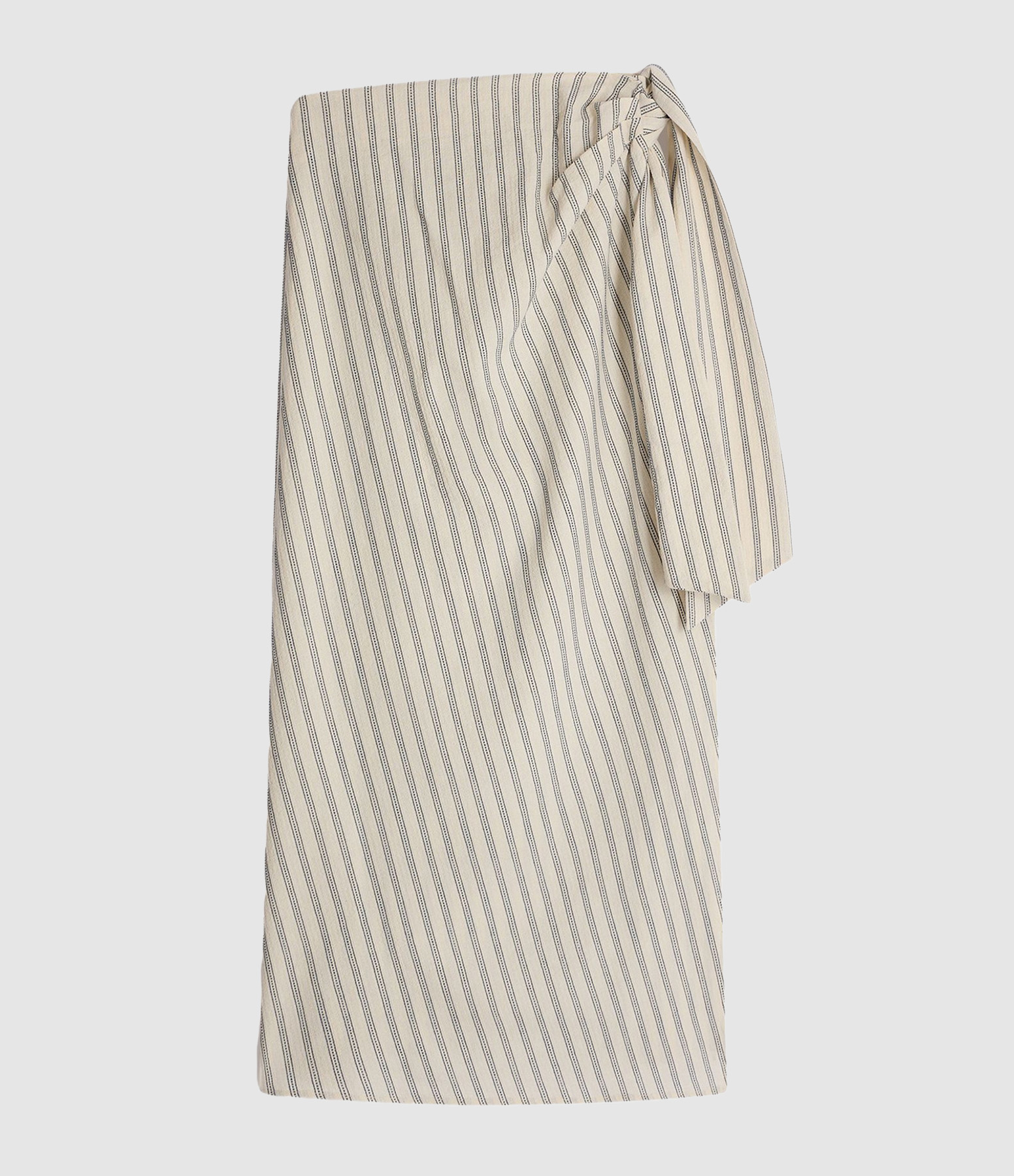 Gabe Long Skirt in Navy Blue
