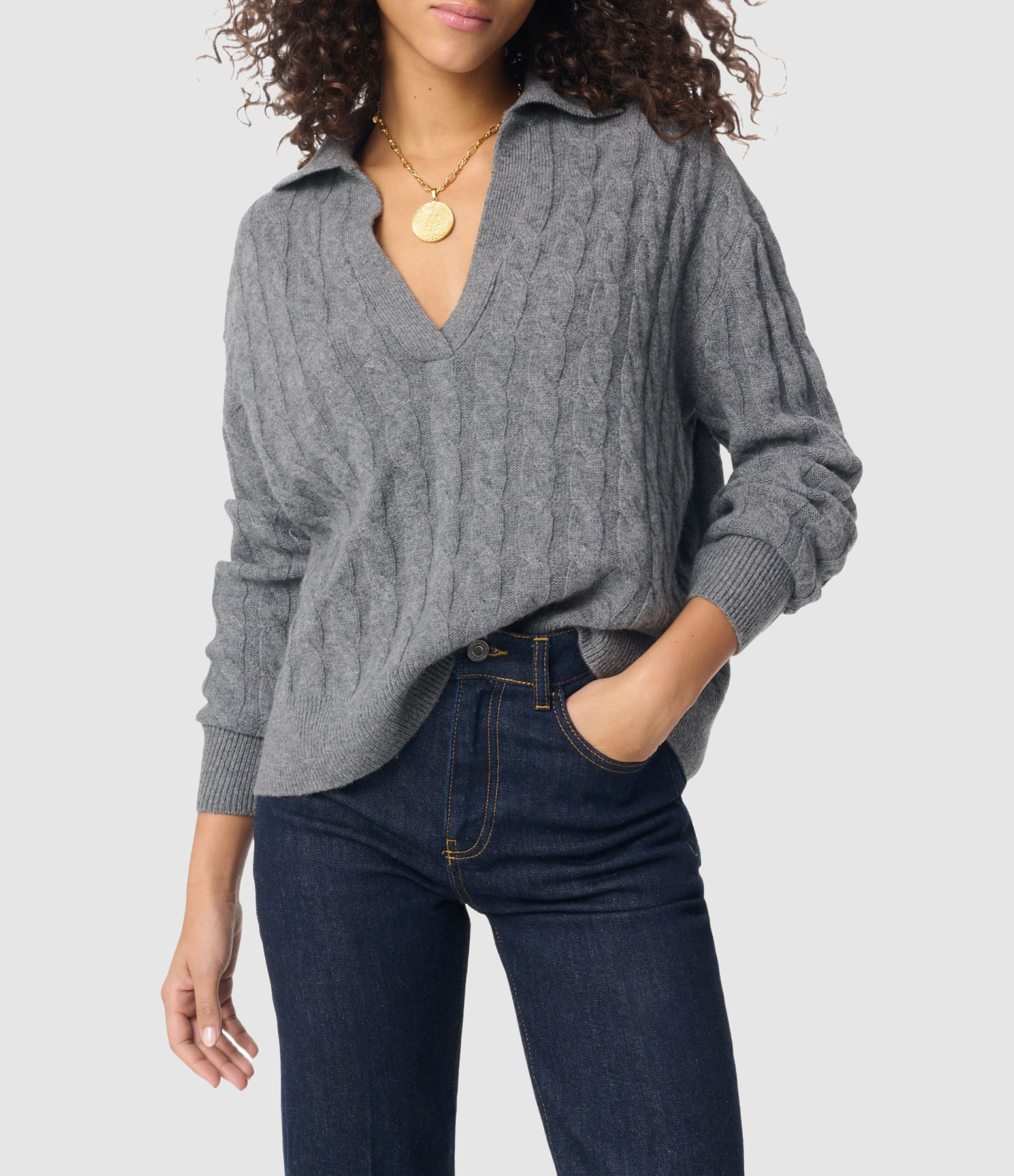 Glenda Grey China Jumper