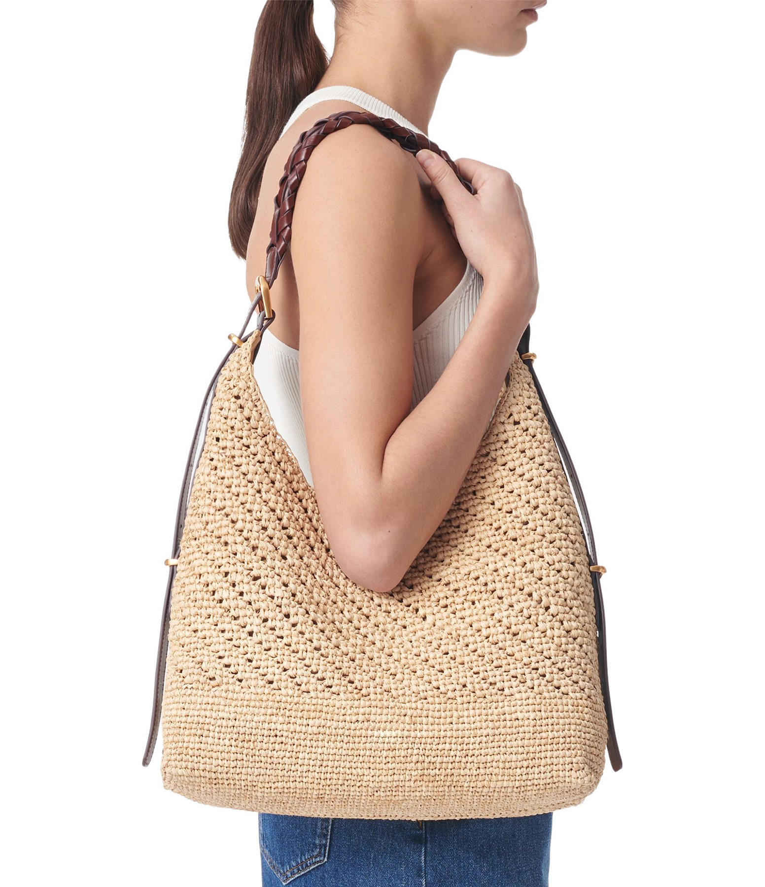 Natural Jess Hobo Bag