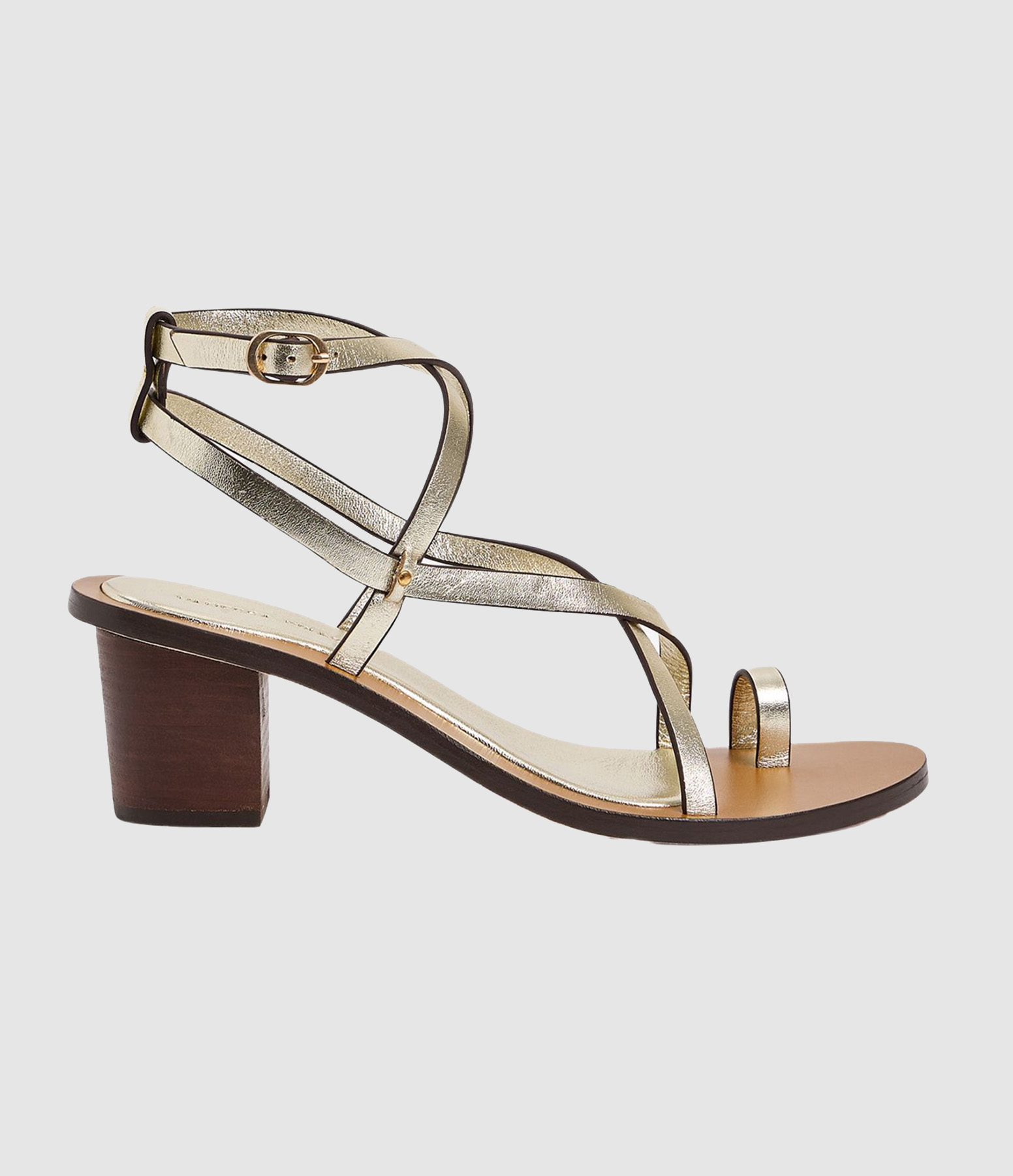 55mm Gold Sandals