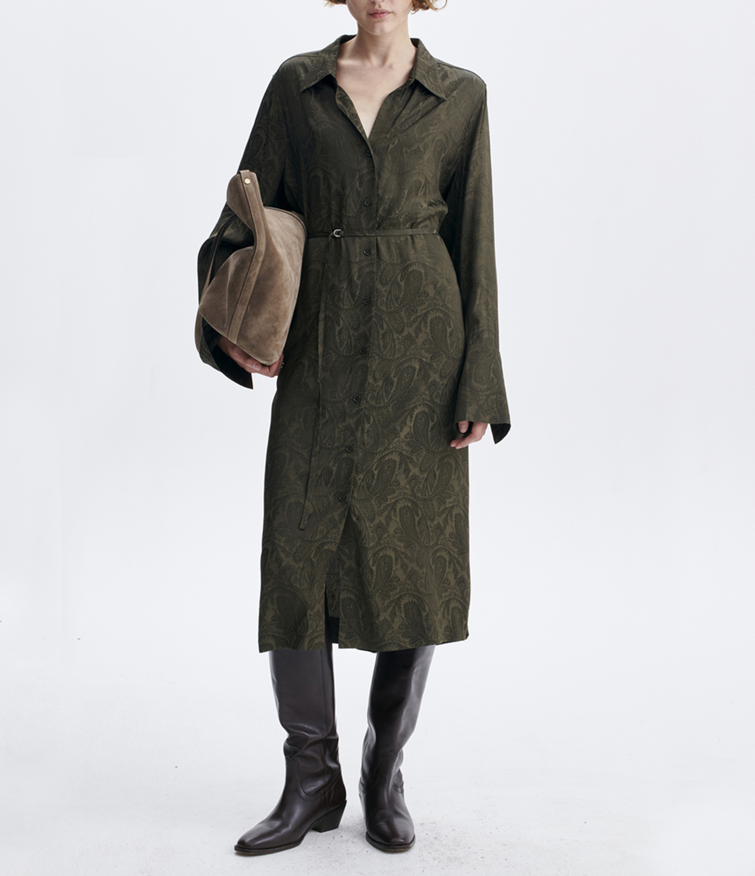 Hedda Khaki Dress