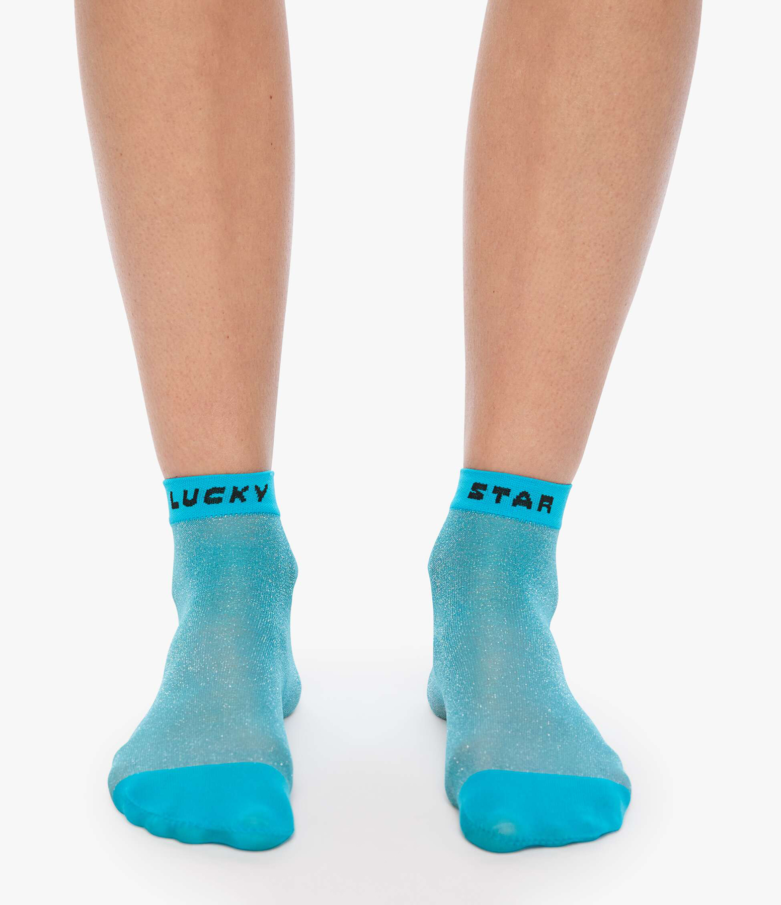 The Slipper Blue Lucky Star Socks