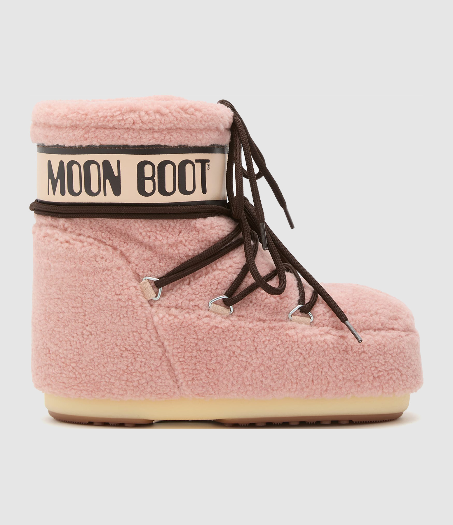 Moon Boot Icon Low Fleece Pink