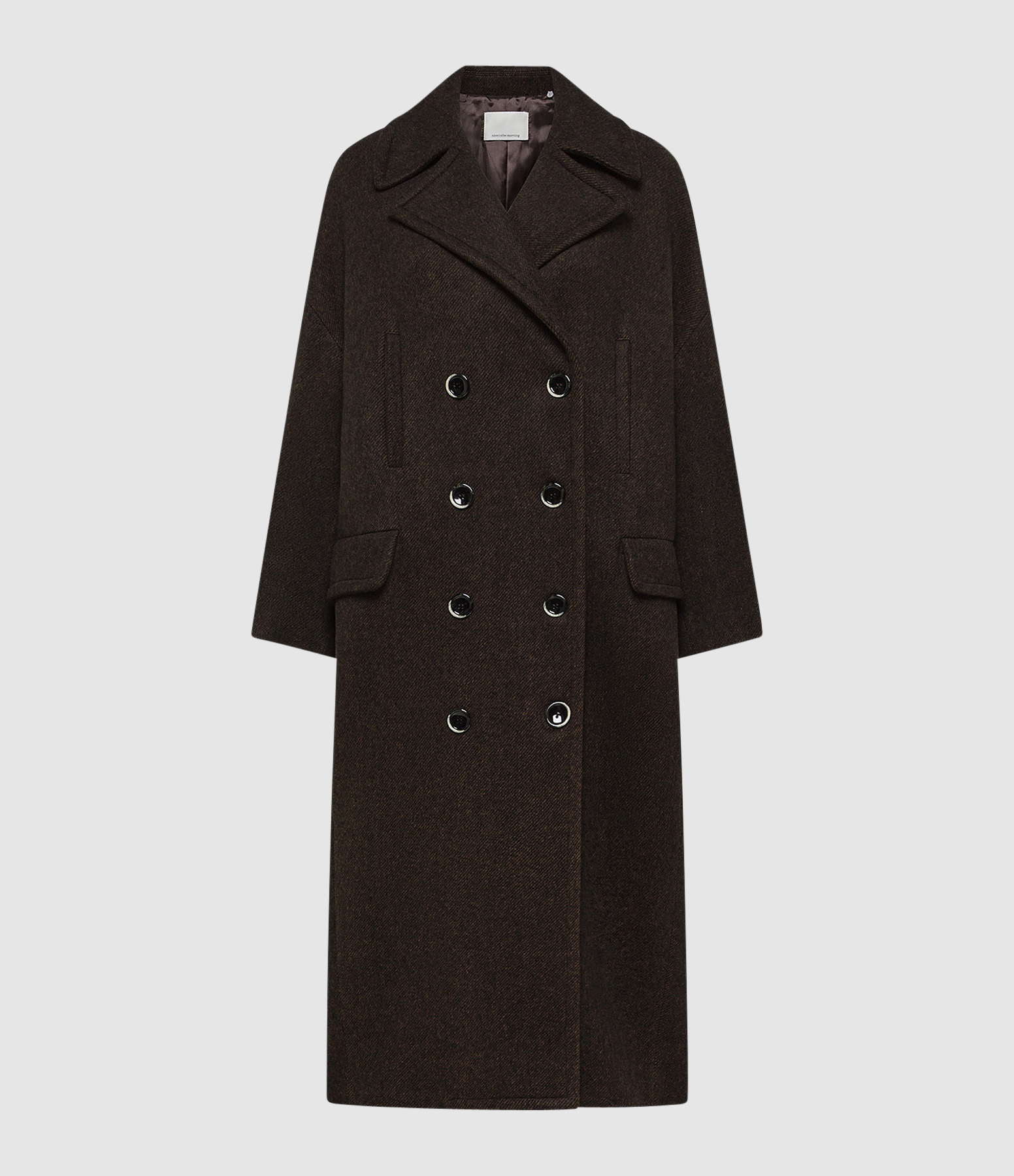 Alara Double-Breasted Moro Coat
