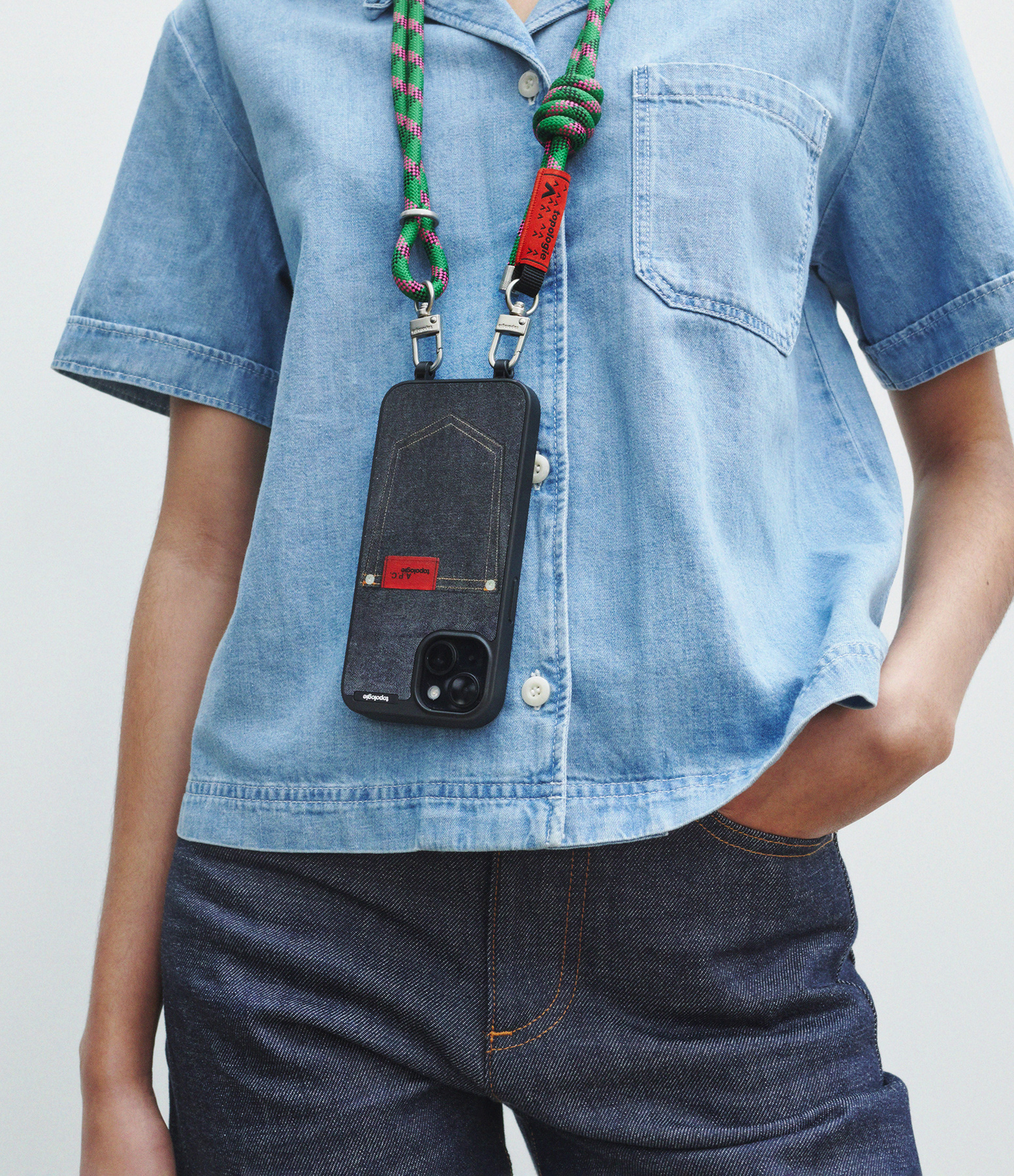 Indigo iPhone 14 Pro Case, A.P.C. x Topologie Collaboration