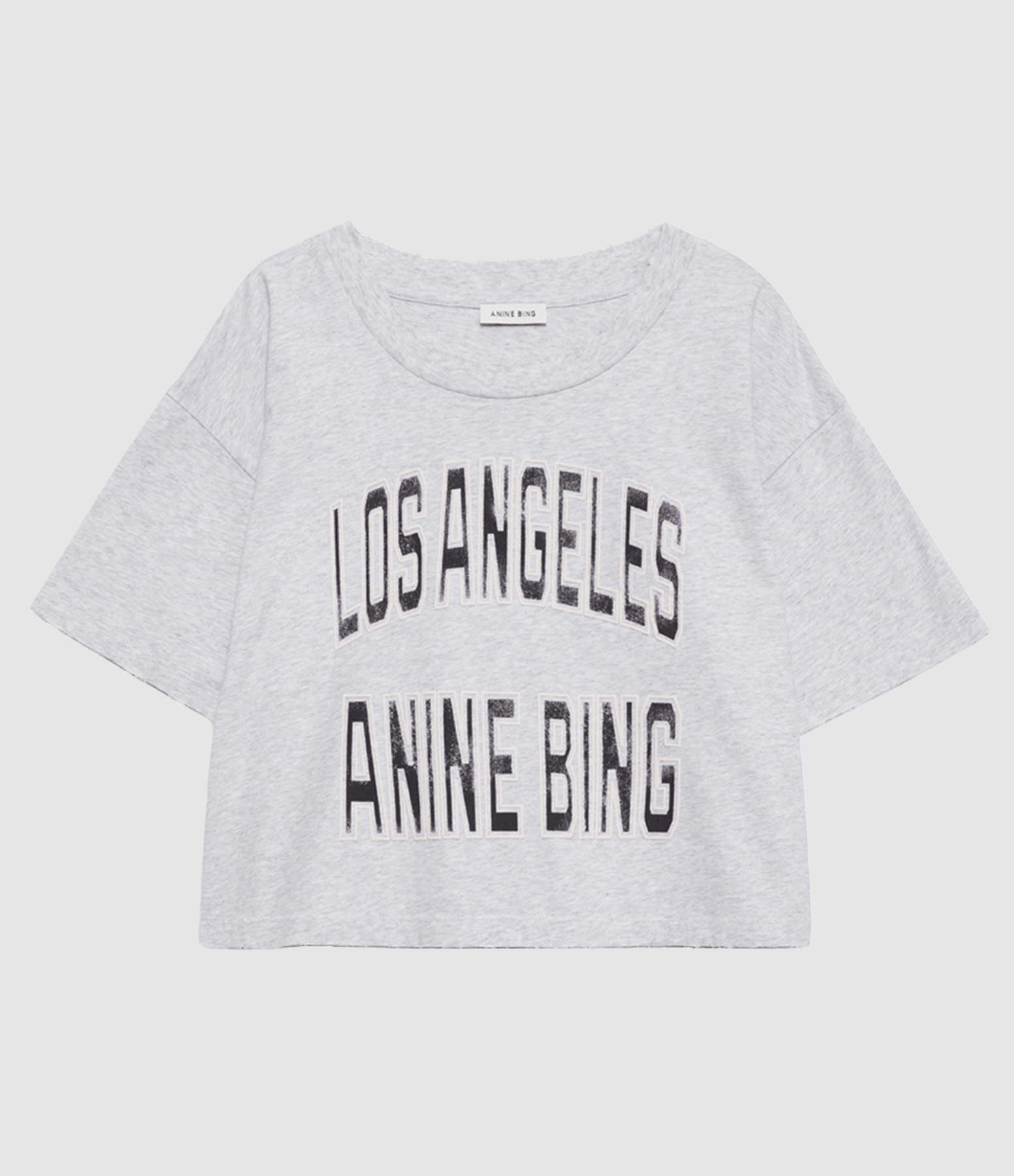 Johnny Cropped Grey T-shirt