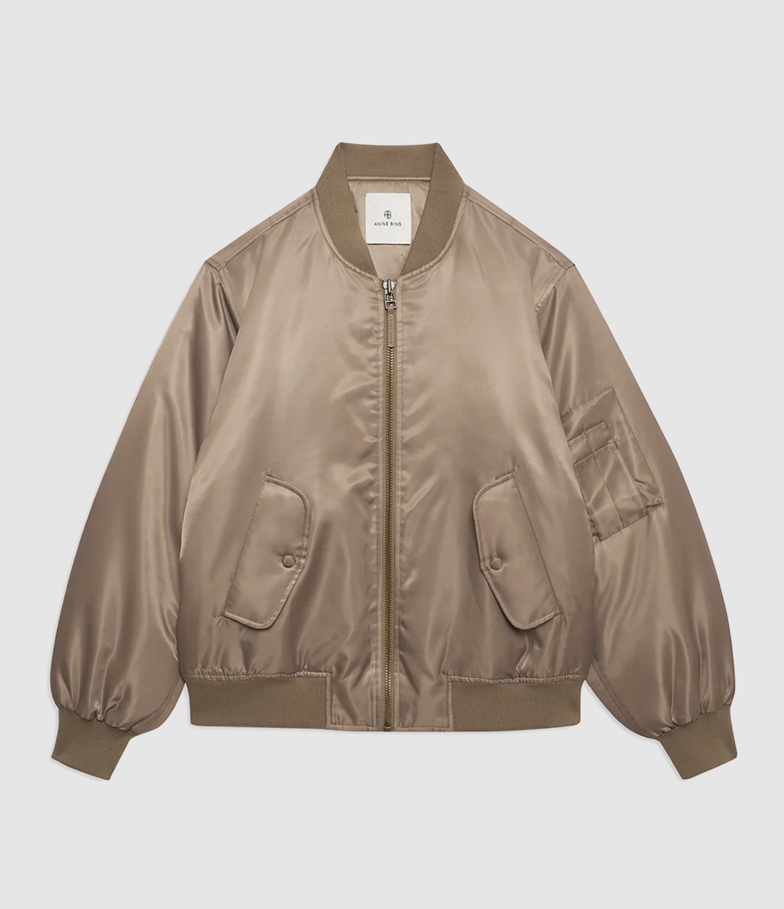 Leon Sepia Bomber Jacket
